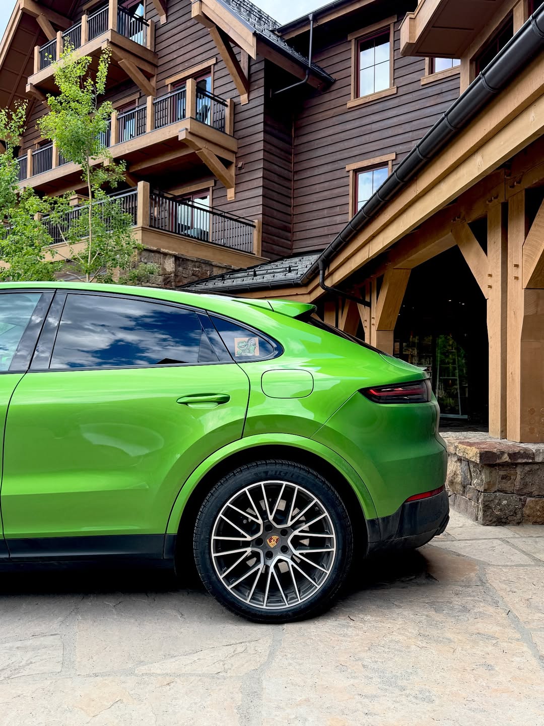 2025 Porsche Cayenne Coupe in Java Green Metallic