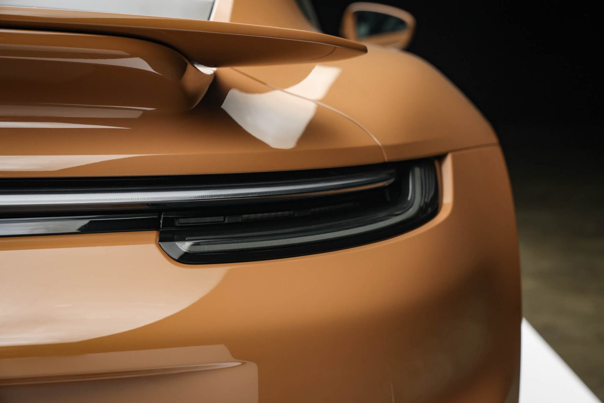 2025 Porsche 911 Turbo S Coupe In Sepia Brown