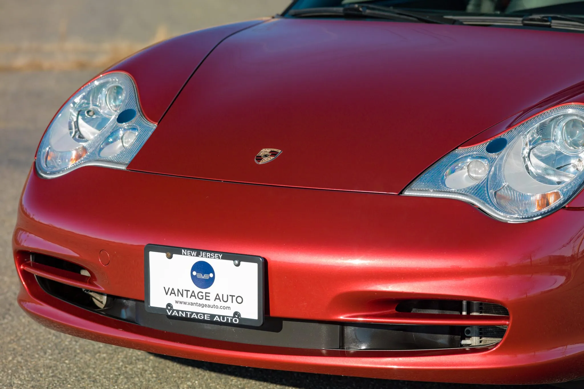 2003 Porsche 911 Carrera Cabriolet in Orient Red Metallic