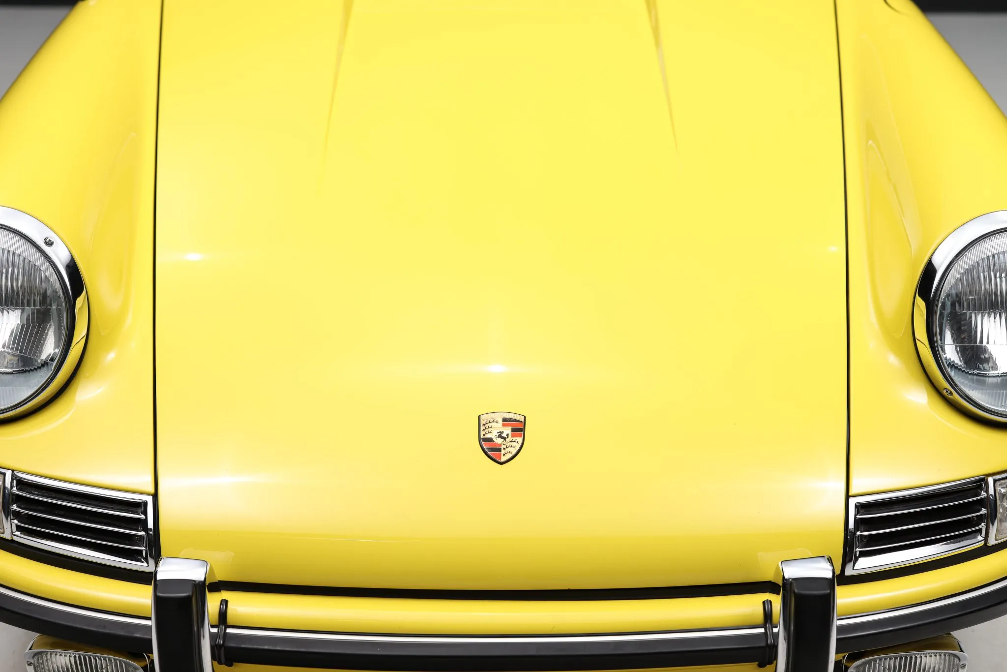 1967 Porsche 911S Soft-Window Targa in Lemon Yellow