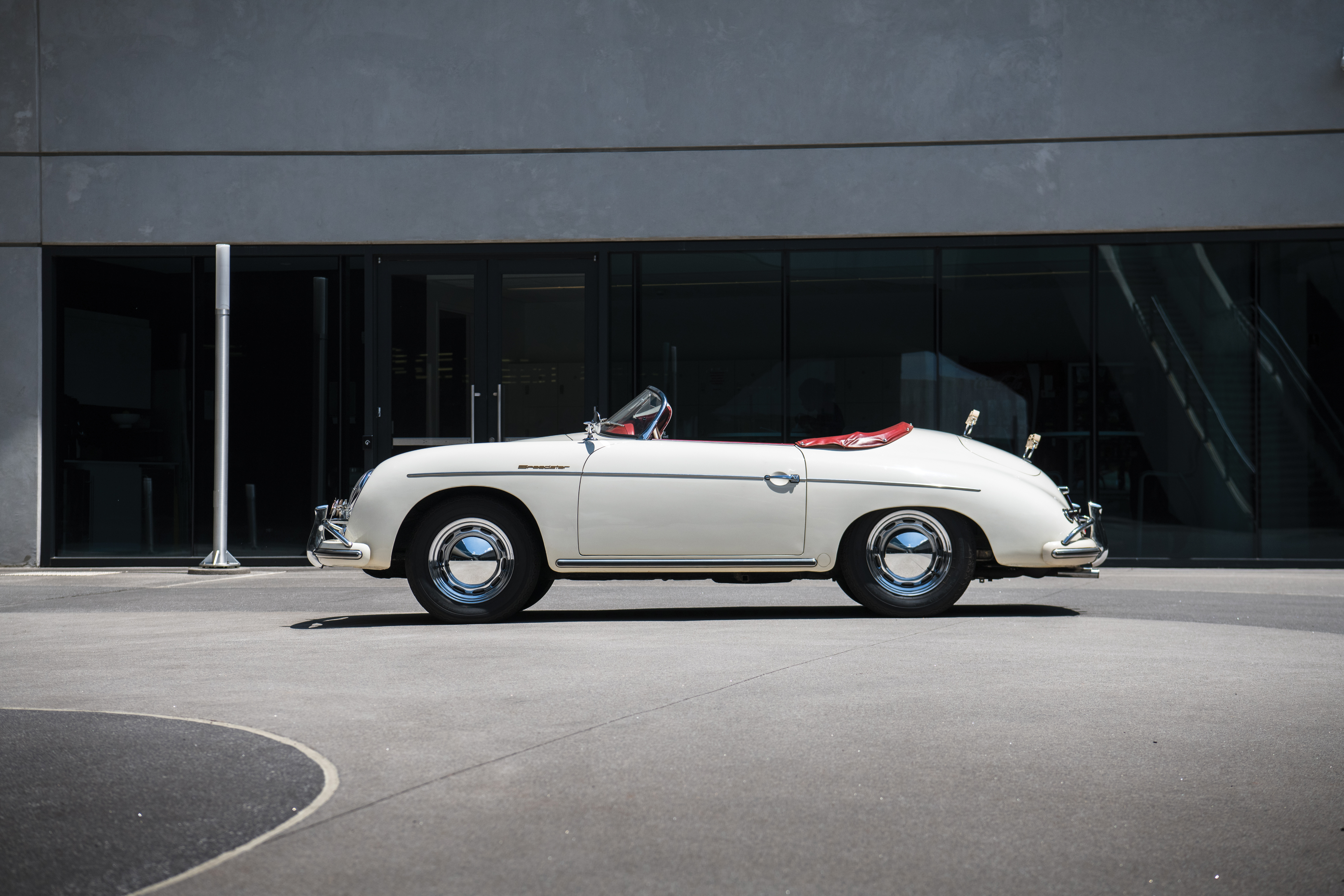 1956 Porsche 356 A 1600 Super Speedster by Reutter in Glacier White