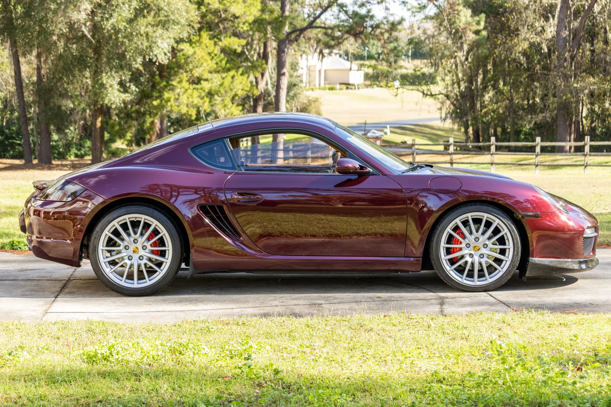2007 Porsche Cayman S in Carmon Red Metallic