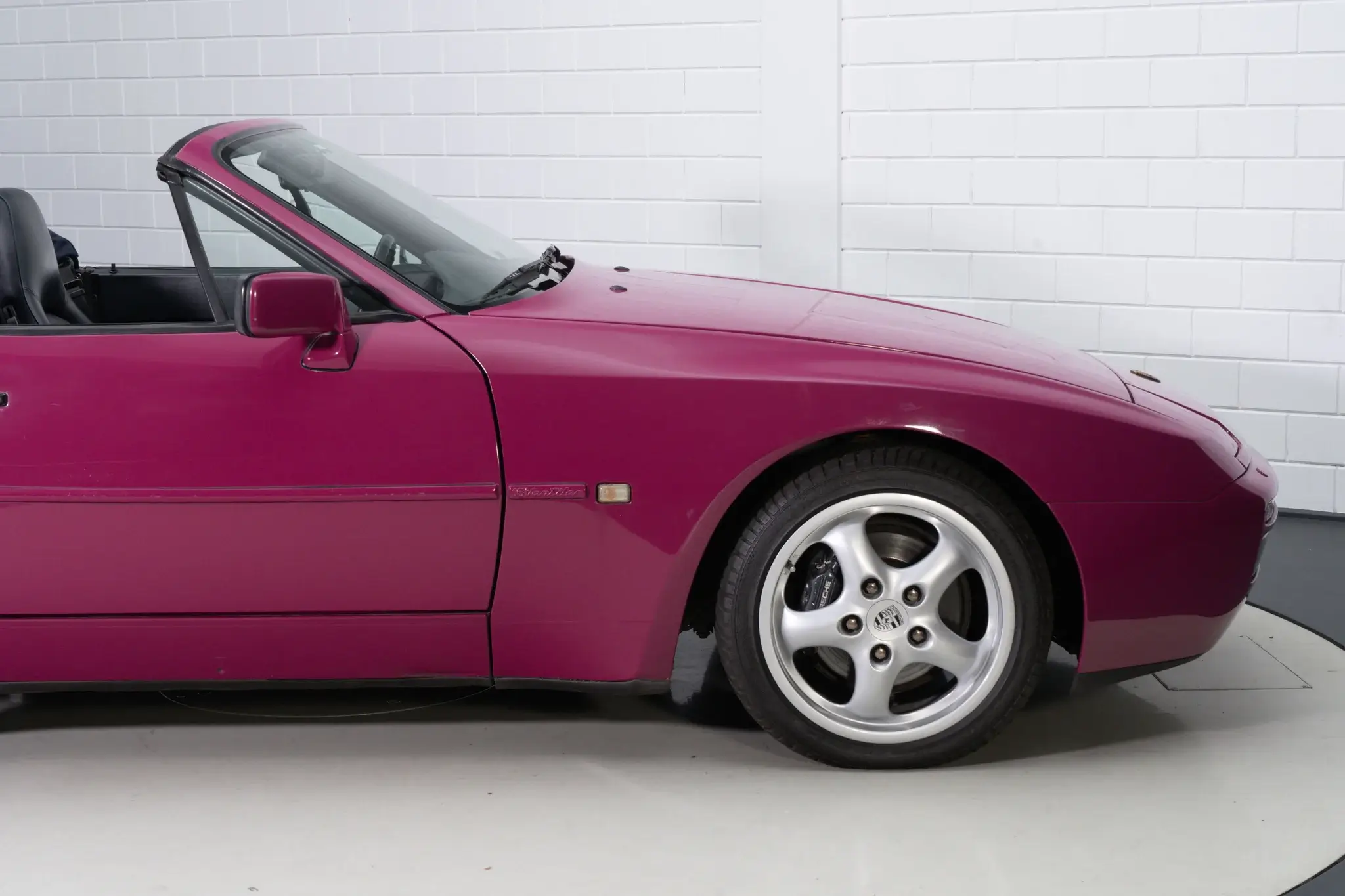 1991 Porsche 944 S2 Cabriolet in Rubystone Red