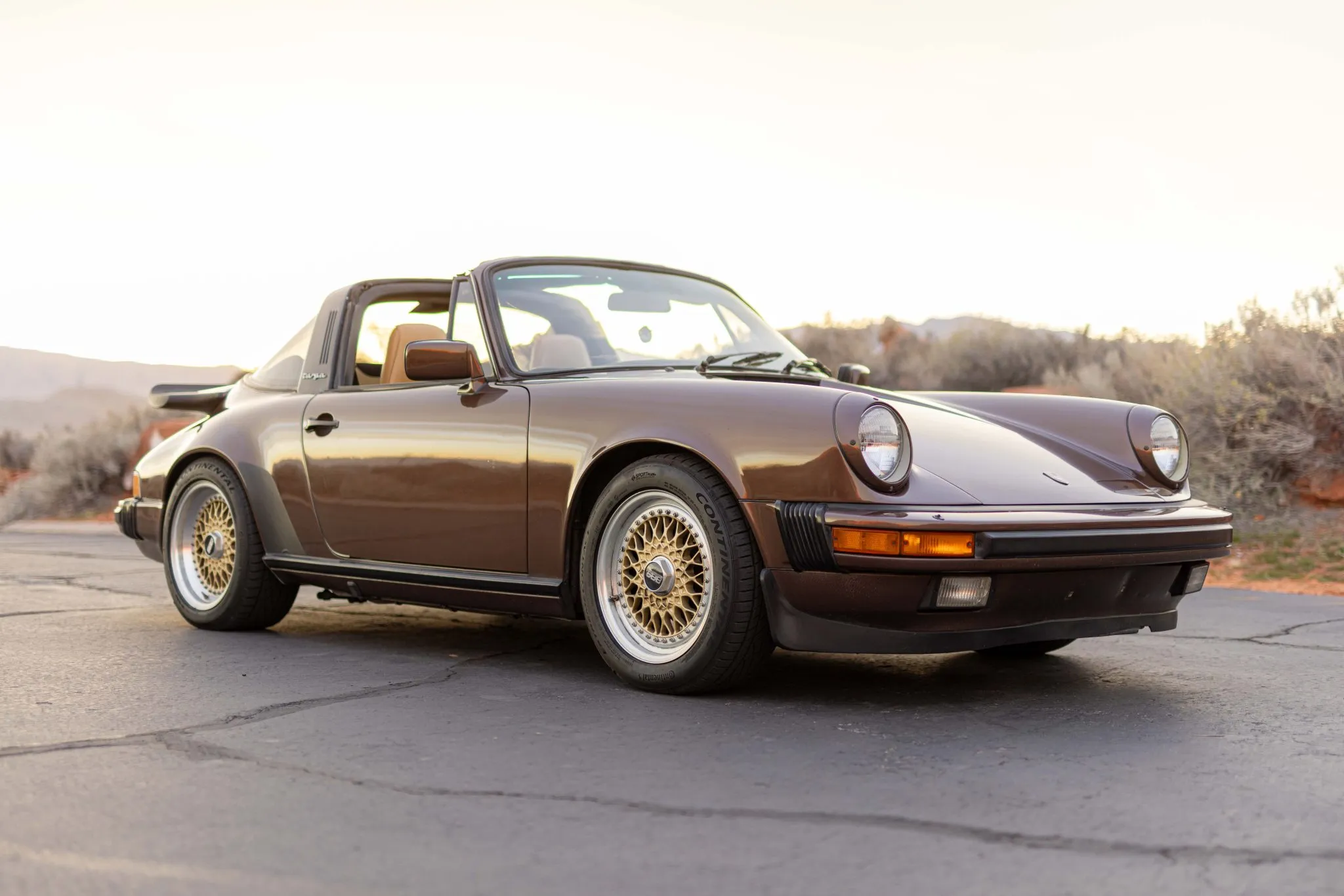 1986 Porsche 911 Carrera Targa in Nutmeg Brown Metallic