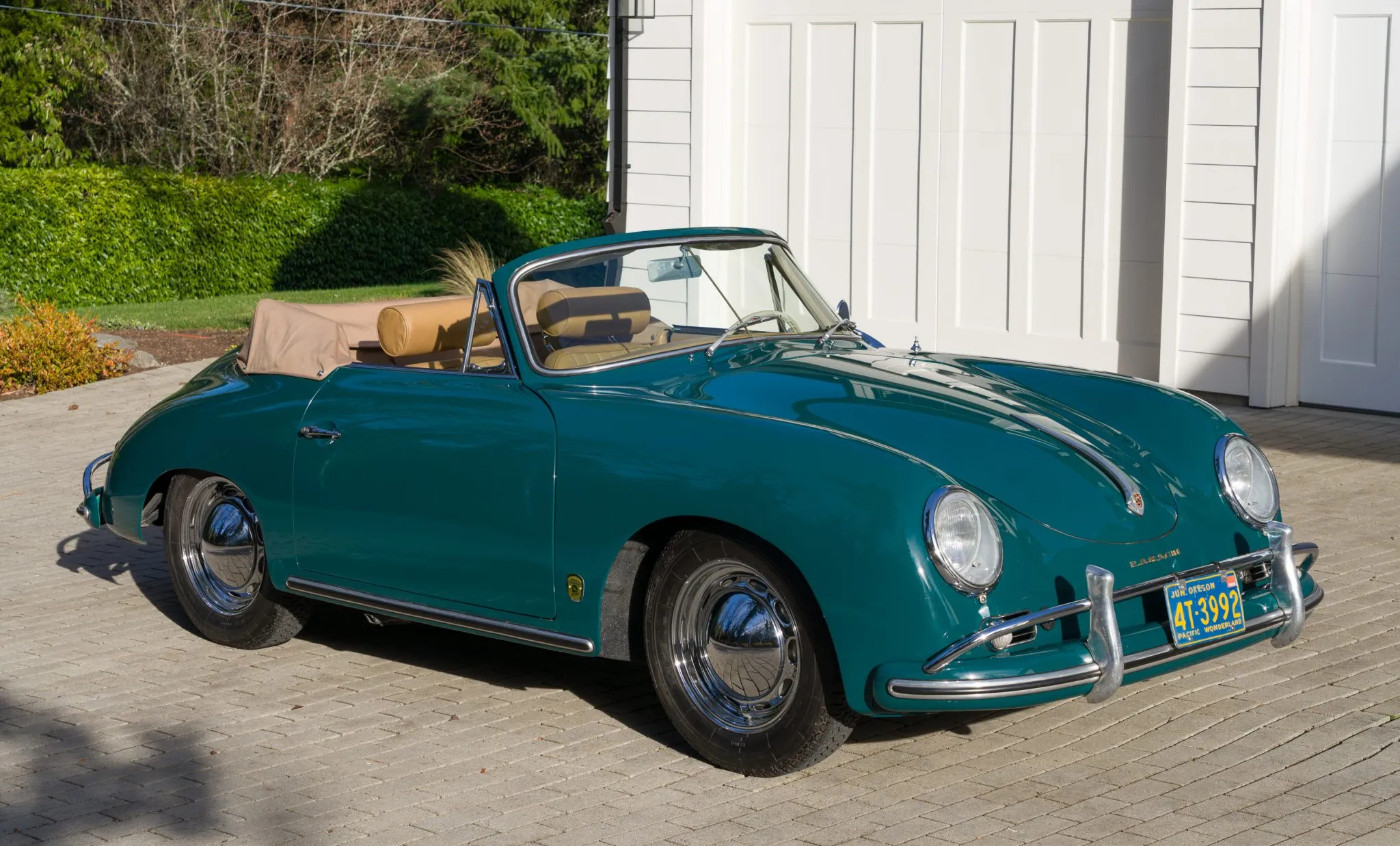1959 Porsche 356A Cabriolet in Fjord Green