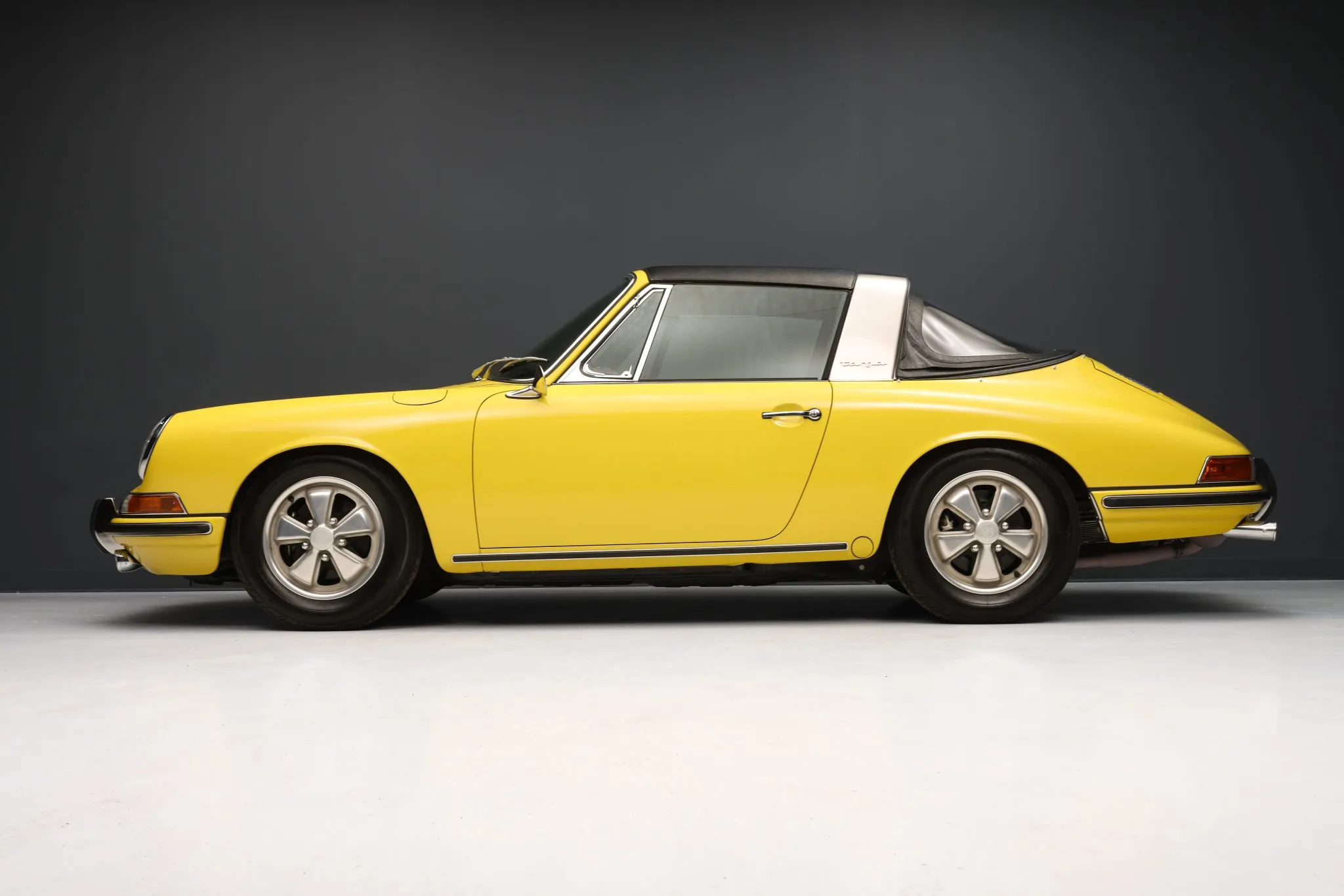 1967 Porsche 911S Soft-Window Targa in Lemon Yellow