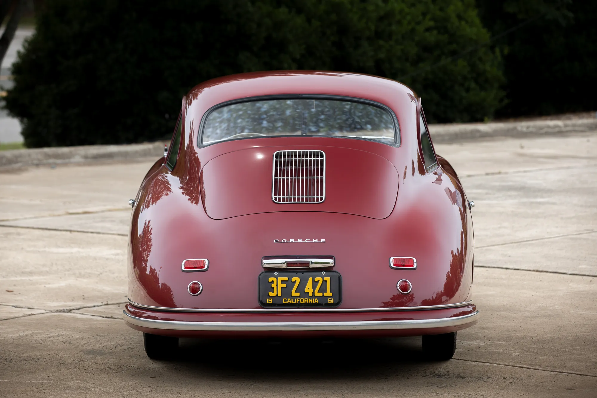 1951 Porsche 356 Pre-A Split-Window Coupe in Maroon