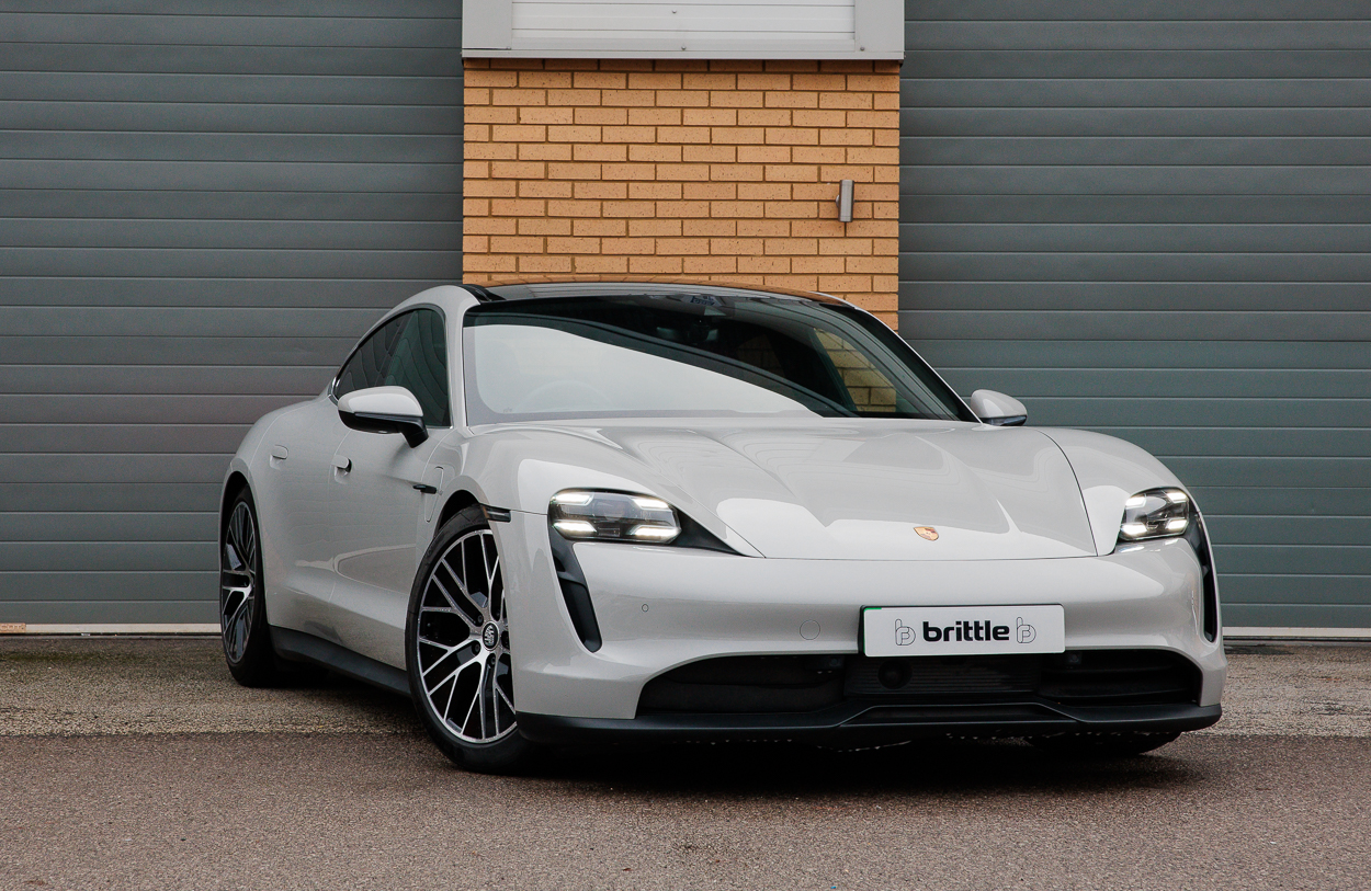 2022 Porsche Taycan 4S in Crayon
