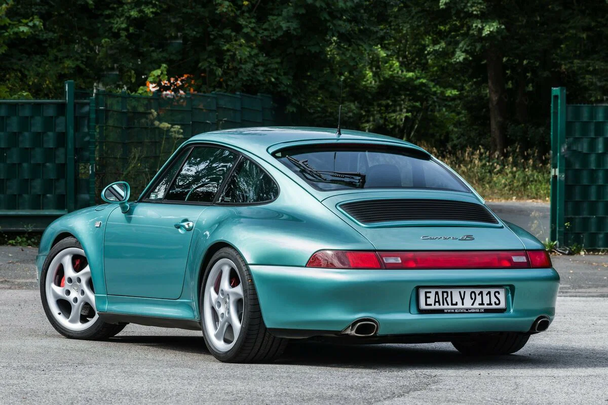 1996 Porsche 911 Carrera 4S in Dragonfly Turquoise Metallic