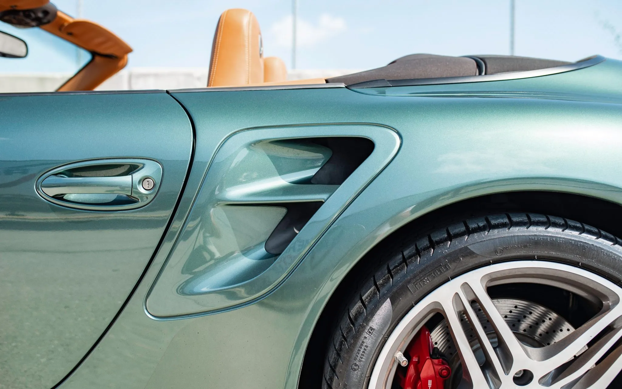 2008 Porsche 911 Turbo Cabriolet in Malachite Green Metallic