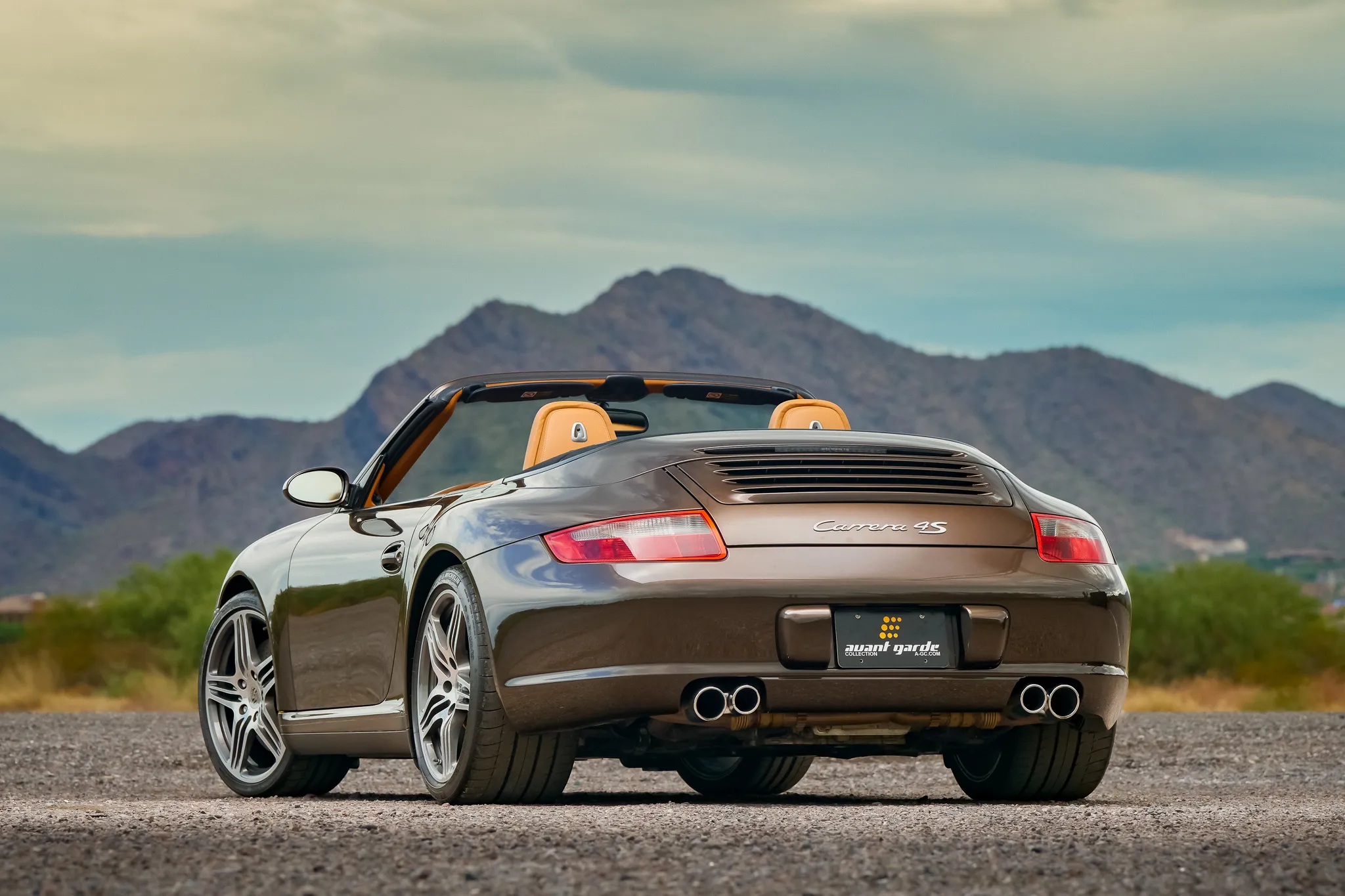 2008 Porsche 911 Carrera 4S Cabriolet in Macadamia Metallic