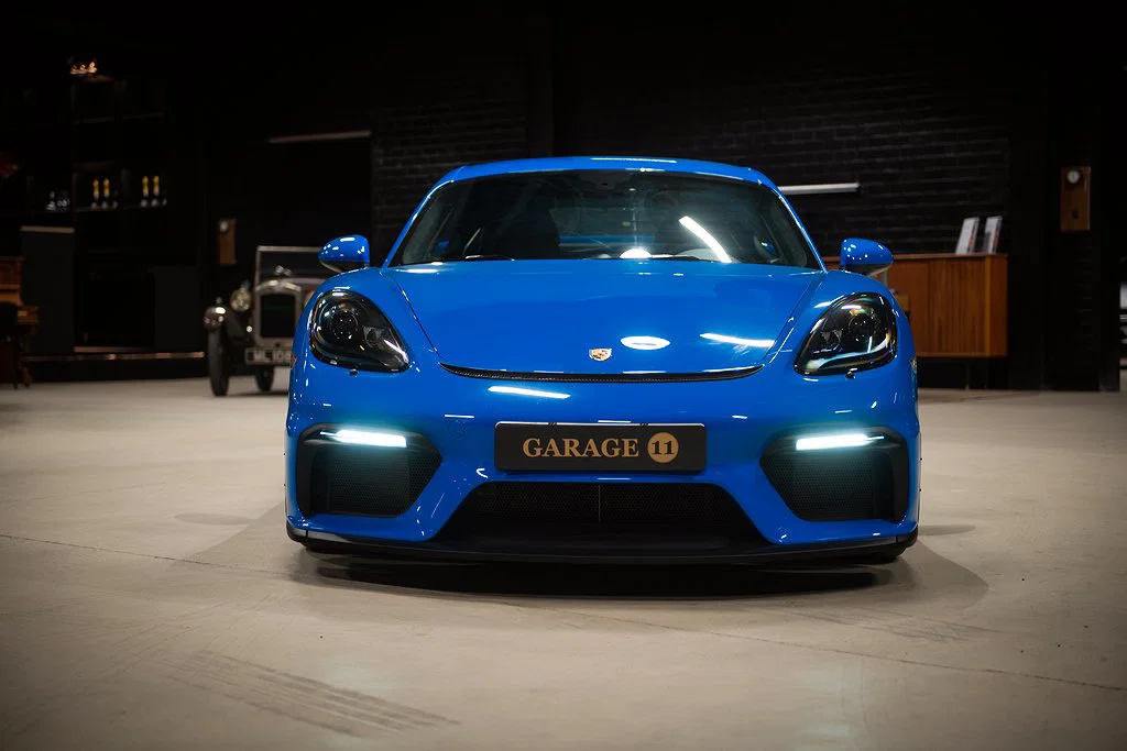 2021 Porsche 718 Cayman GT4 in Voodoo Blue