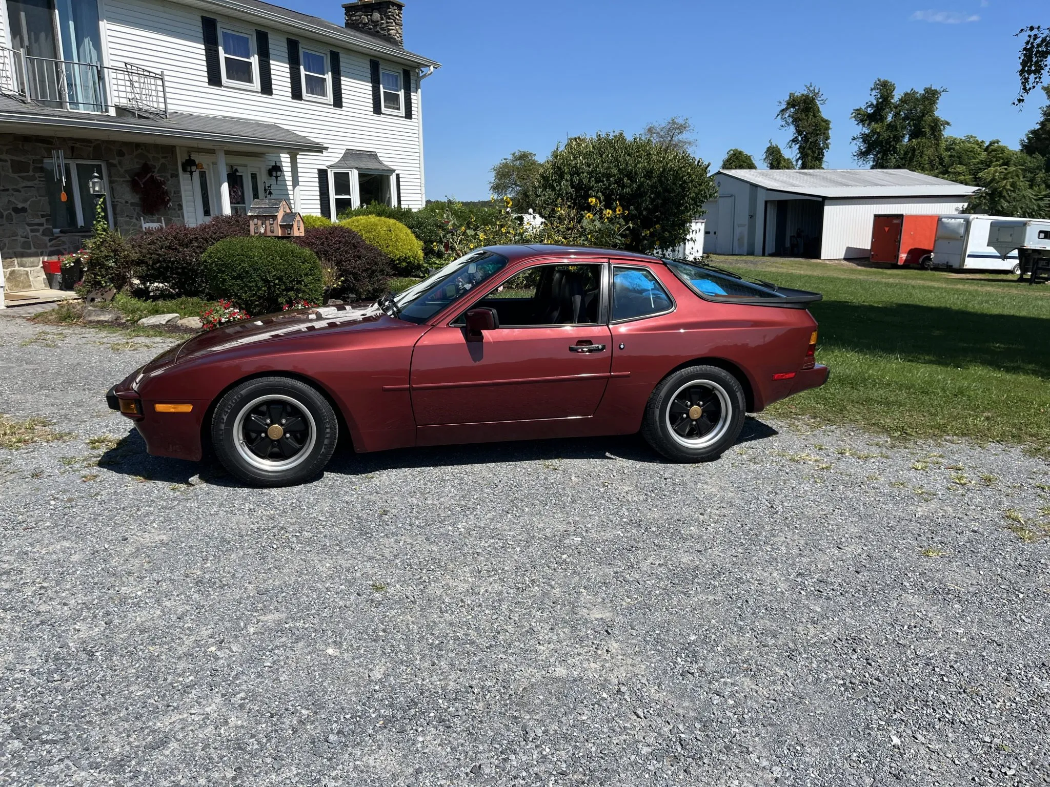 1985 Porsche 944 in Garnet Red Metallic
