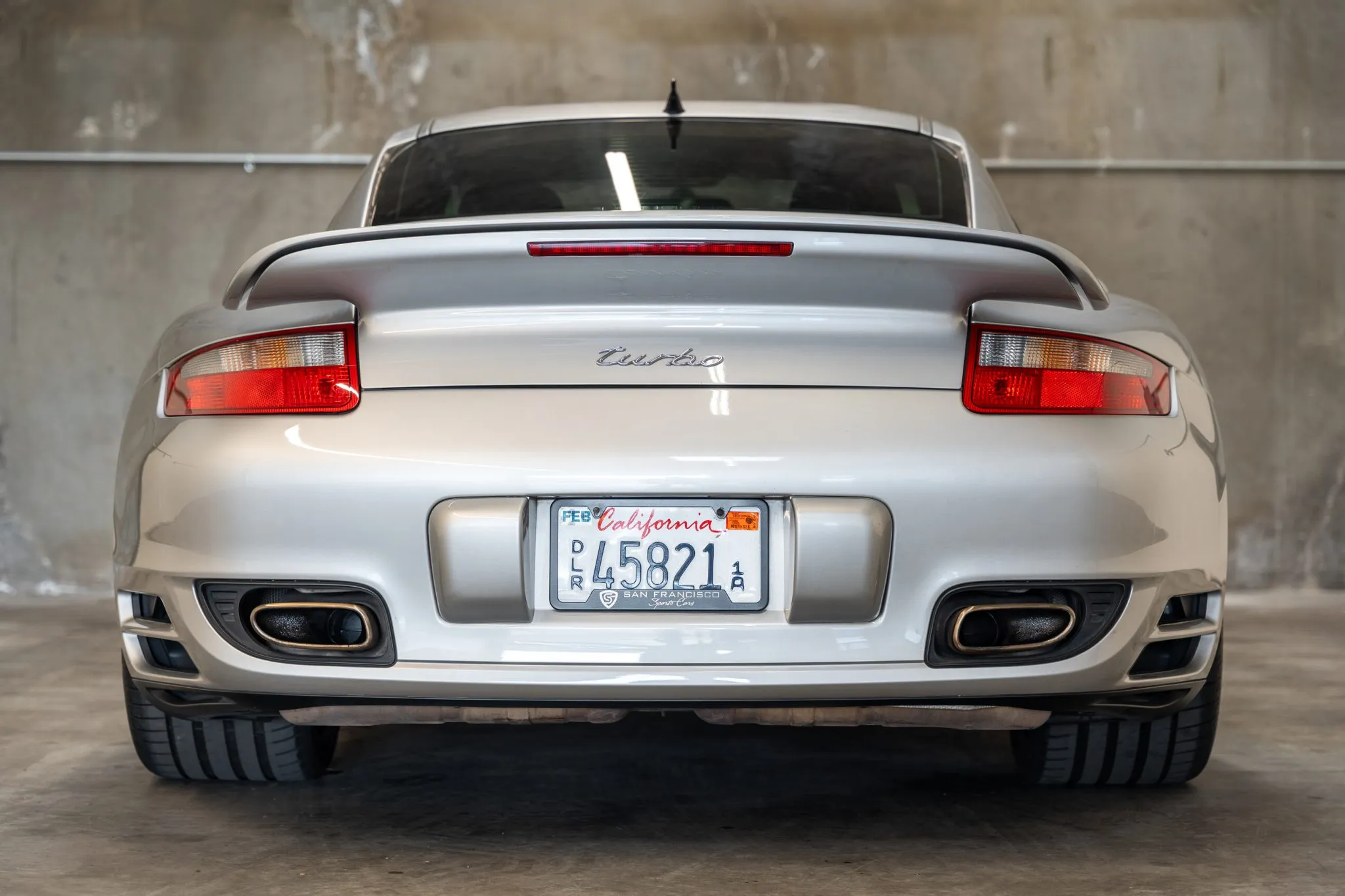 2007 Porsche 911 Turbo Coupe in Arctic Silver Metallic