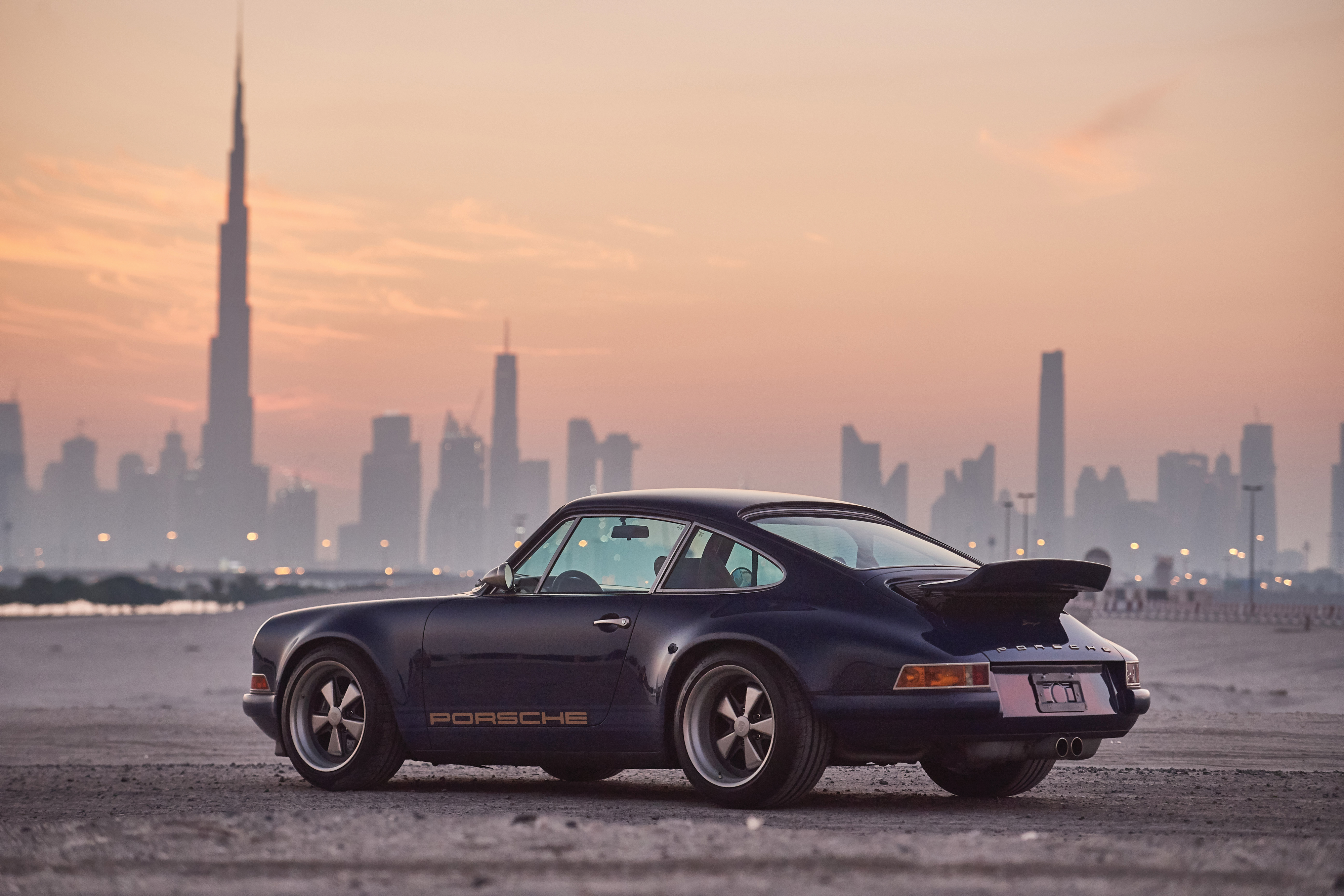 1993 Porsche 911 Carrera 2 Coupe by Singer in Midnight Blue Metallic