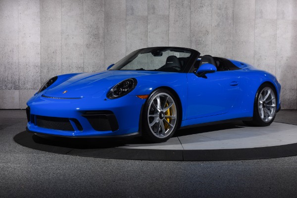 2019 Porsche 911 Speedster in Voodoo Blue