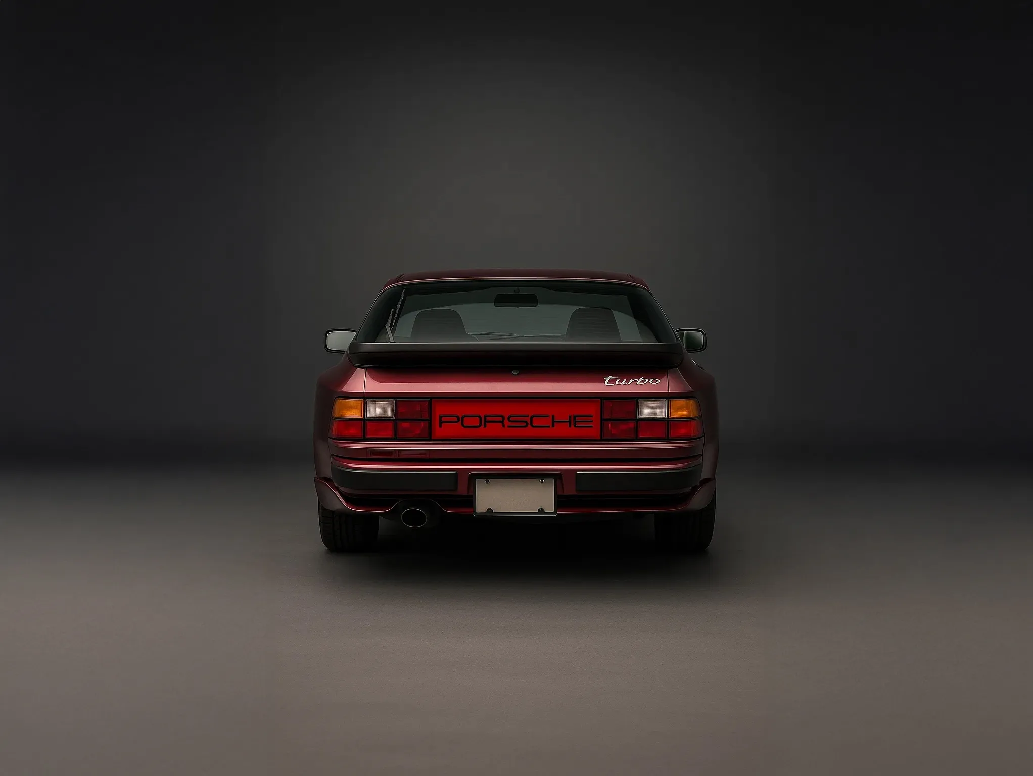 1986 Porsche 944 Turbo in Garnet Red Metallic