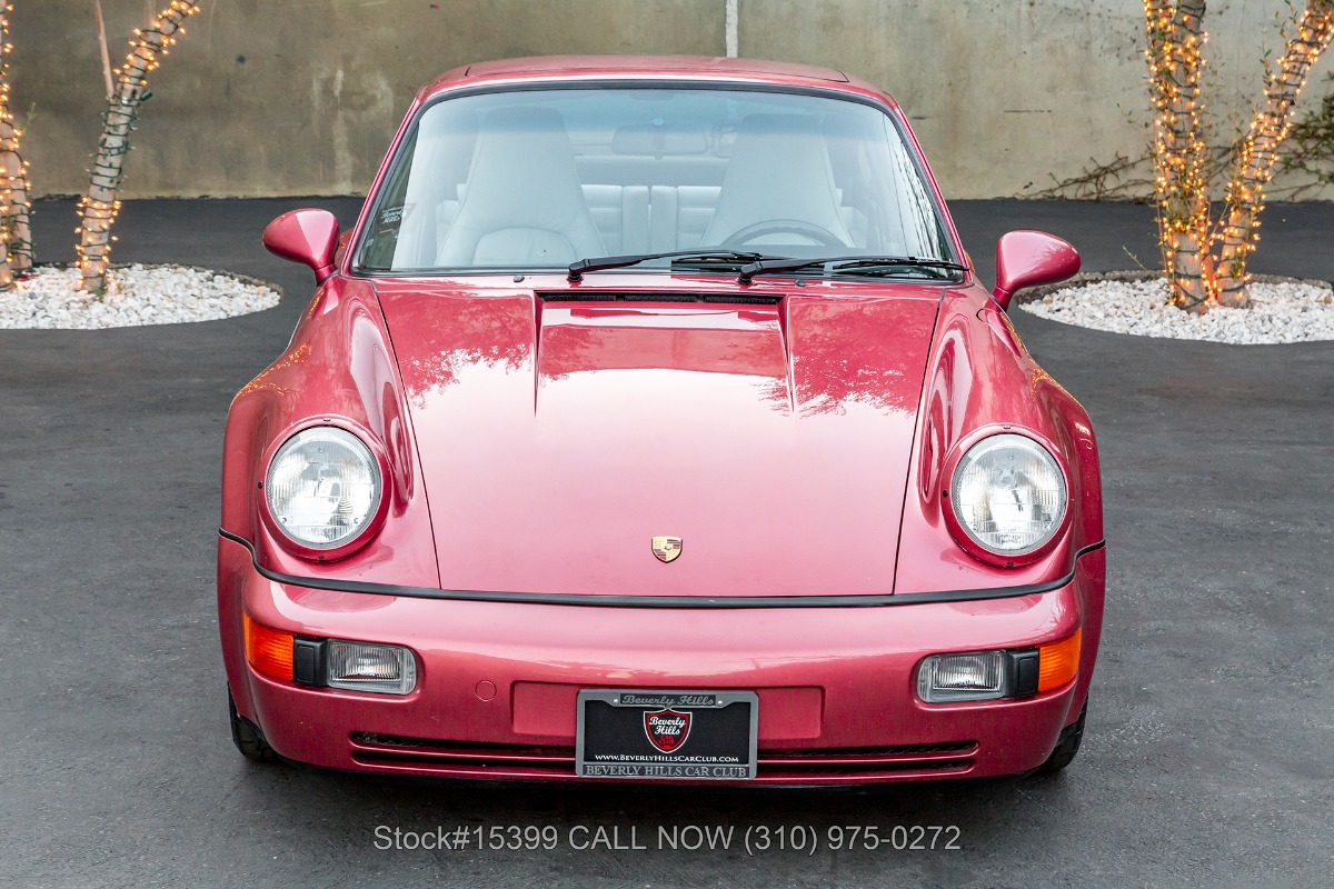 1994 Porsche 911 Carrera 4 Widebody Coupe in Rhodamine Red Metallic