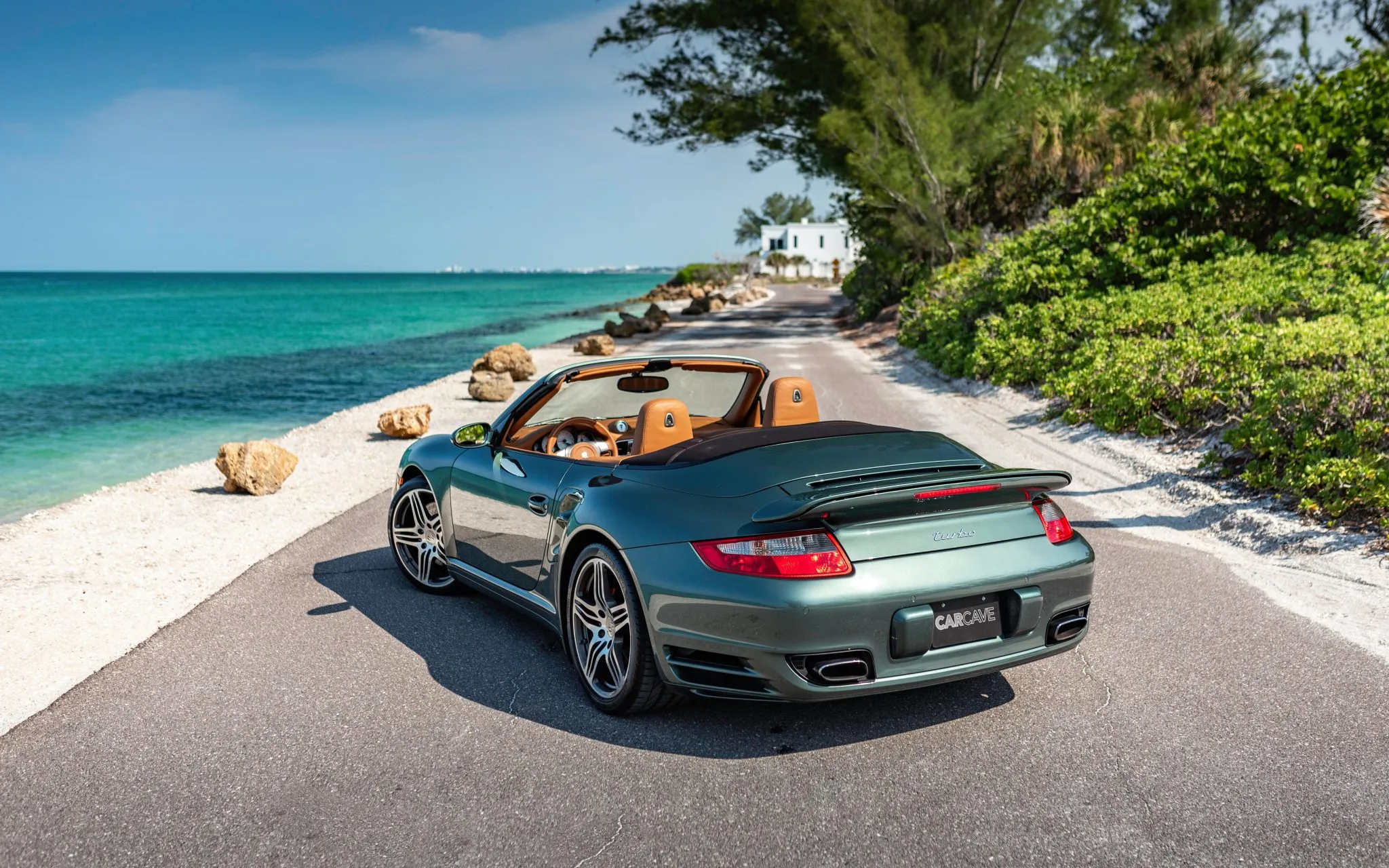 2008 Porsche 911 Turbo Cabriolet in Malachite Green Metallic