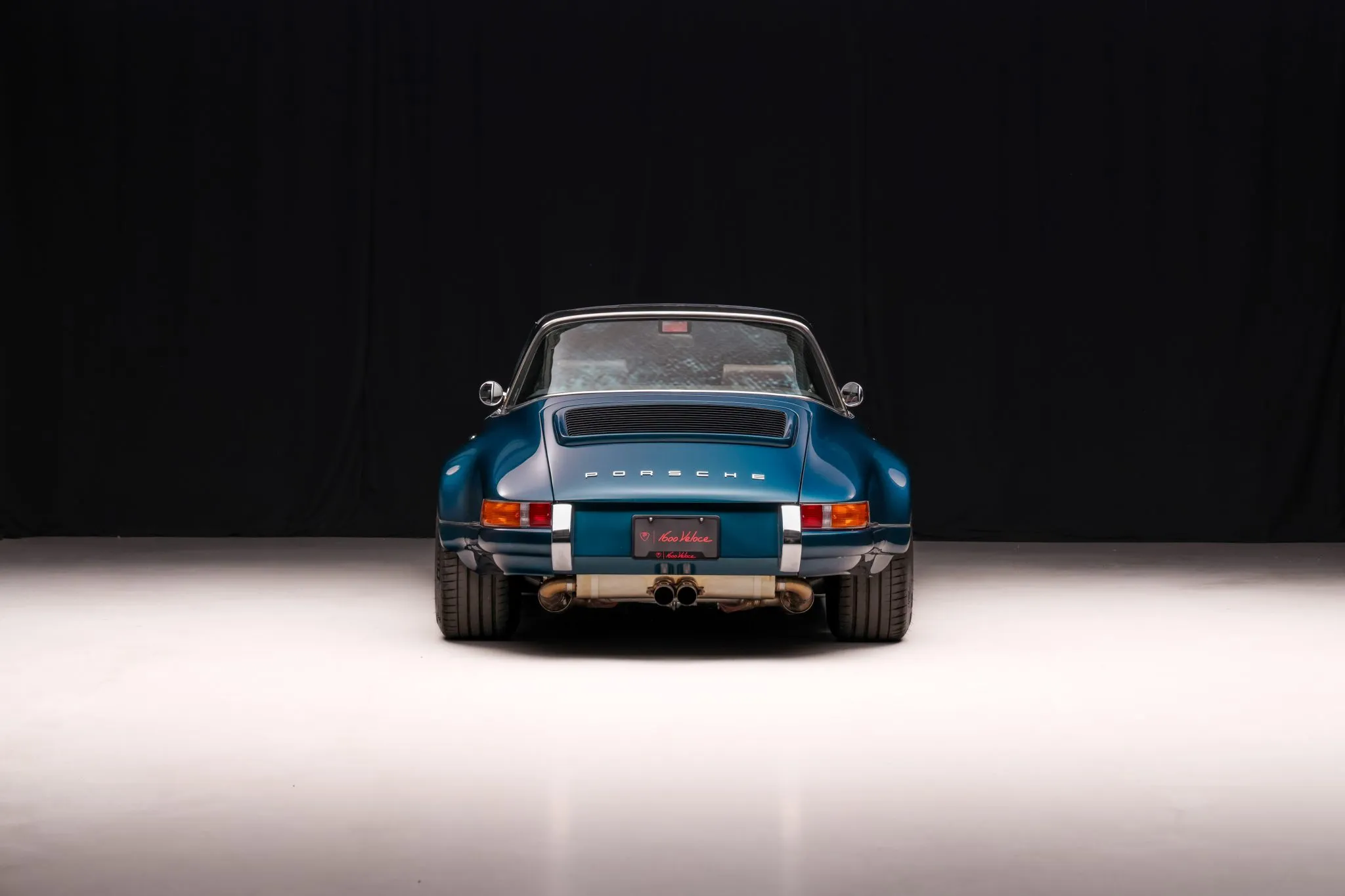 Backdated 1991 Porsche 911 Carrera 2 Targa in Amazonas Green Metallic