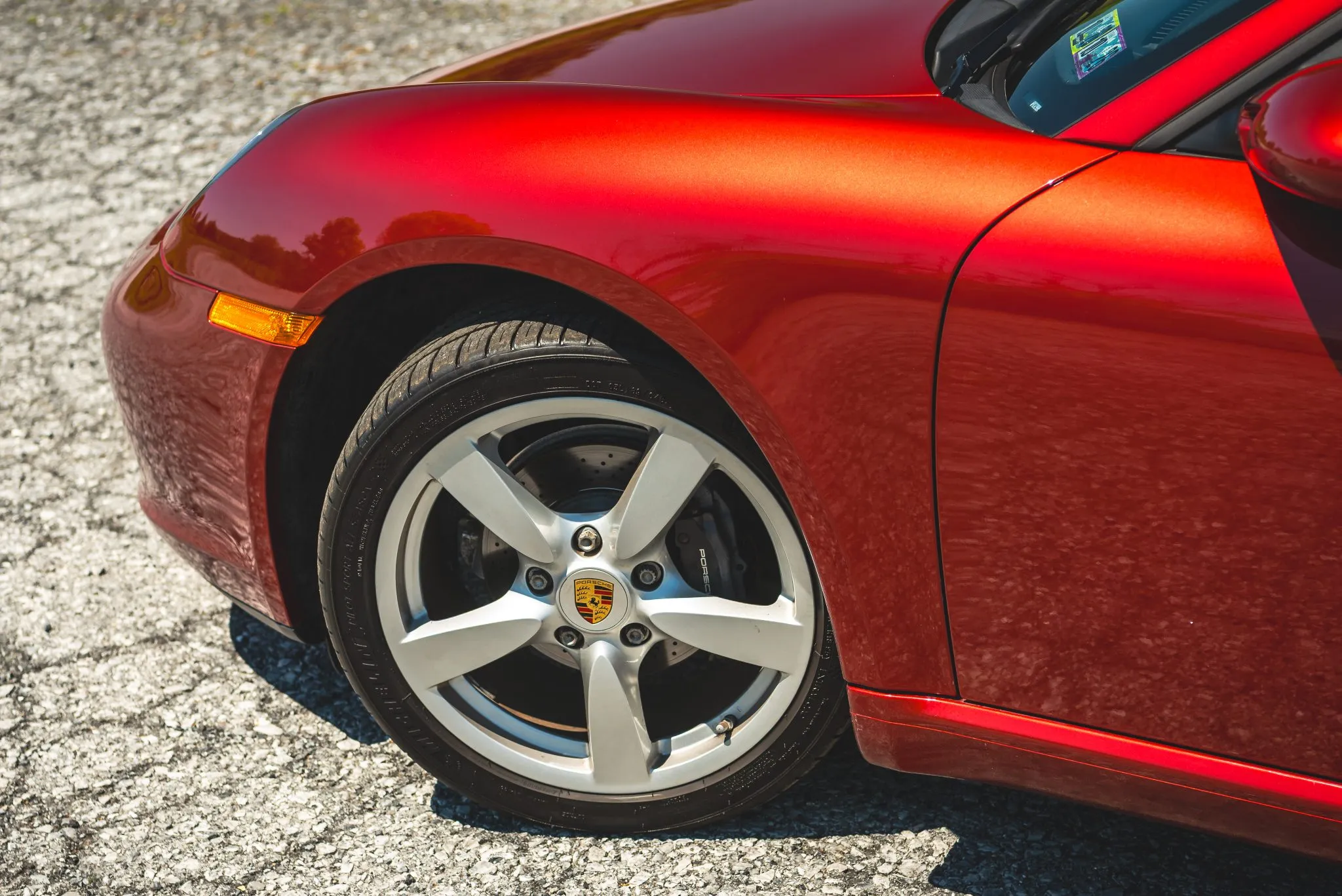 2008 Porsche Boxster in Ruby Red Metallic