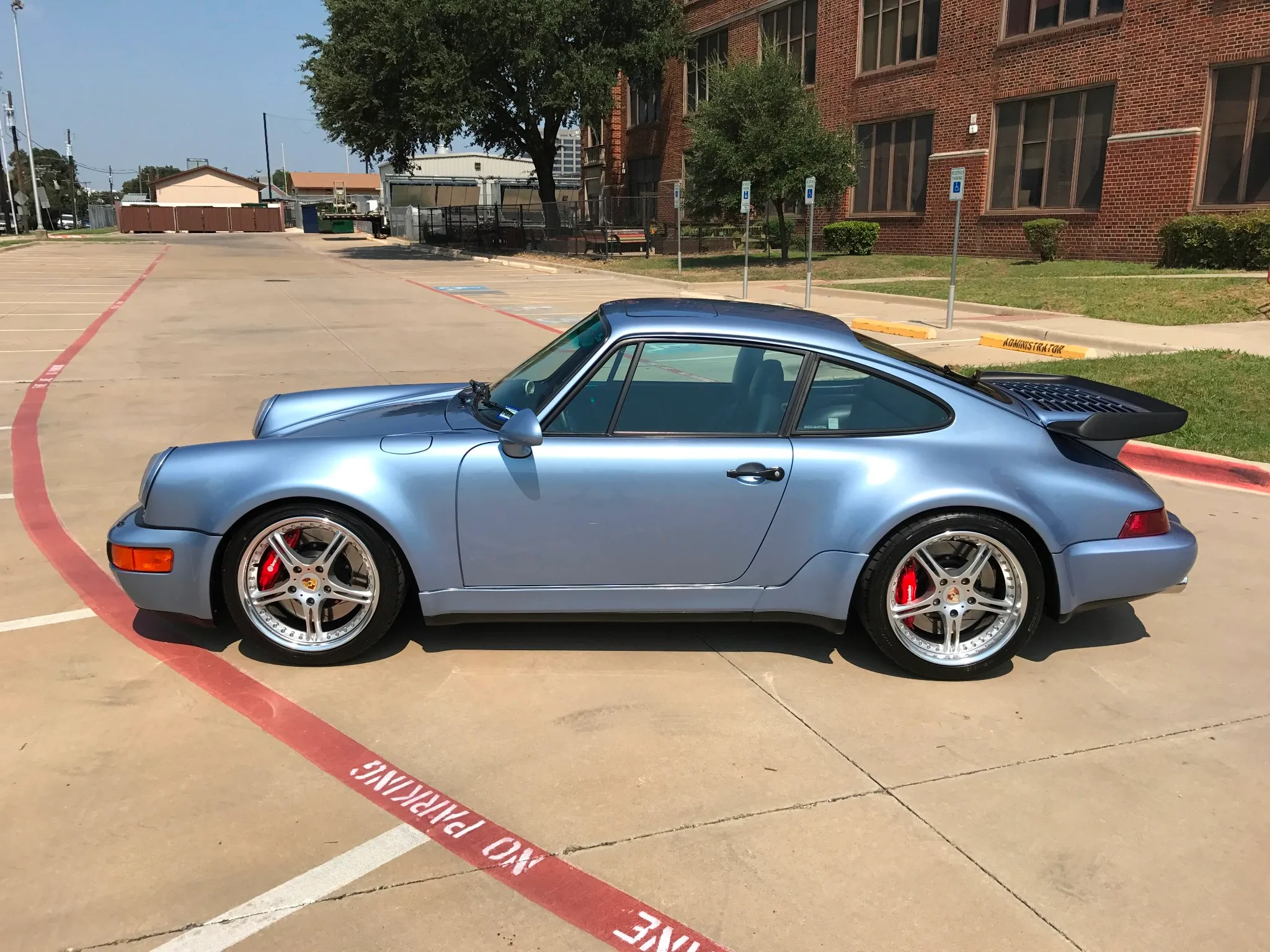 1991 Porsche 911 Turbo in Horizon Blue Metallic