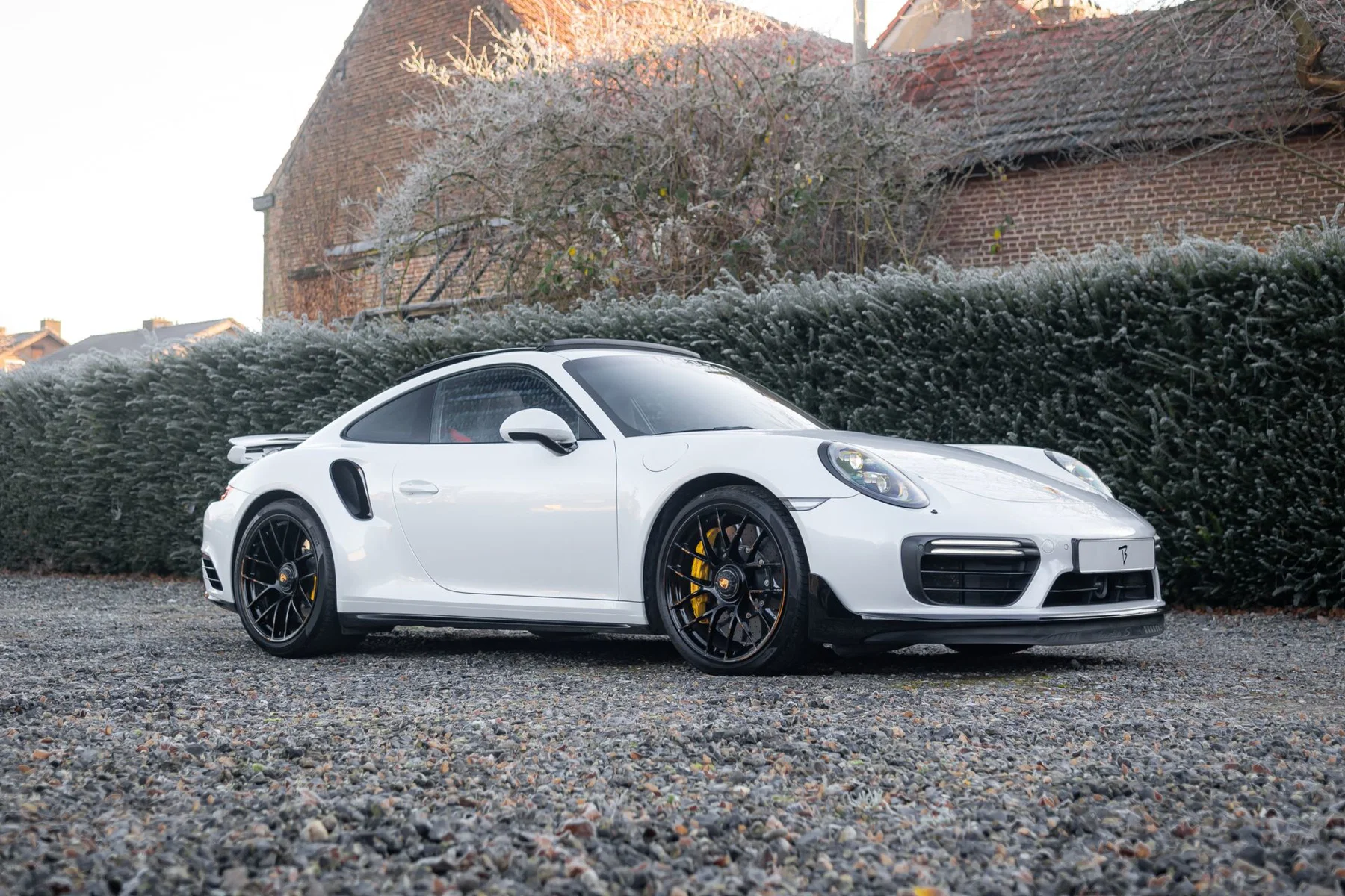 2018 Porsche 911 Turbo S in Oryx White Pearl