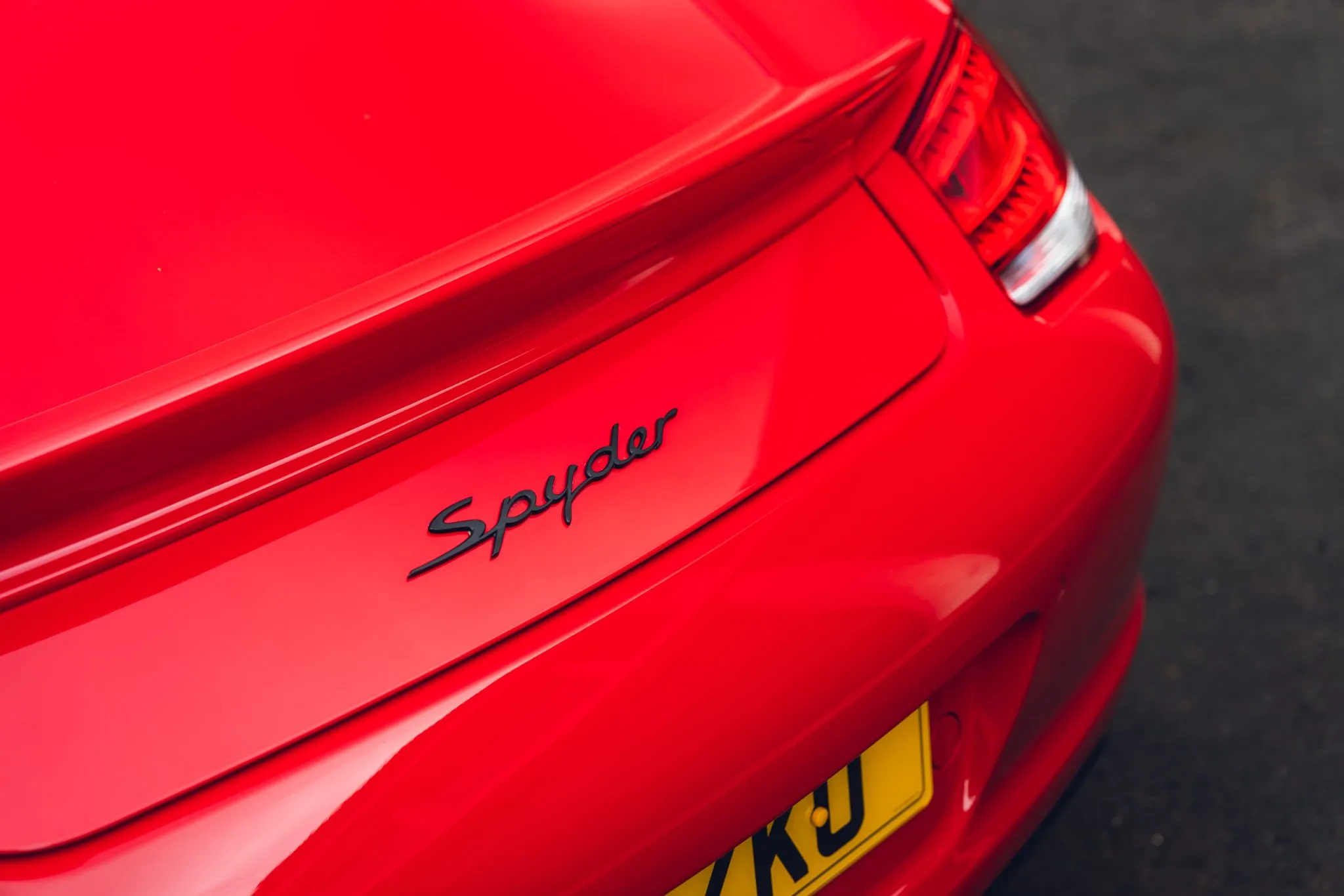 2011 Porsche Boxster Spyder in Guards Red