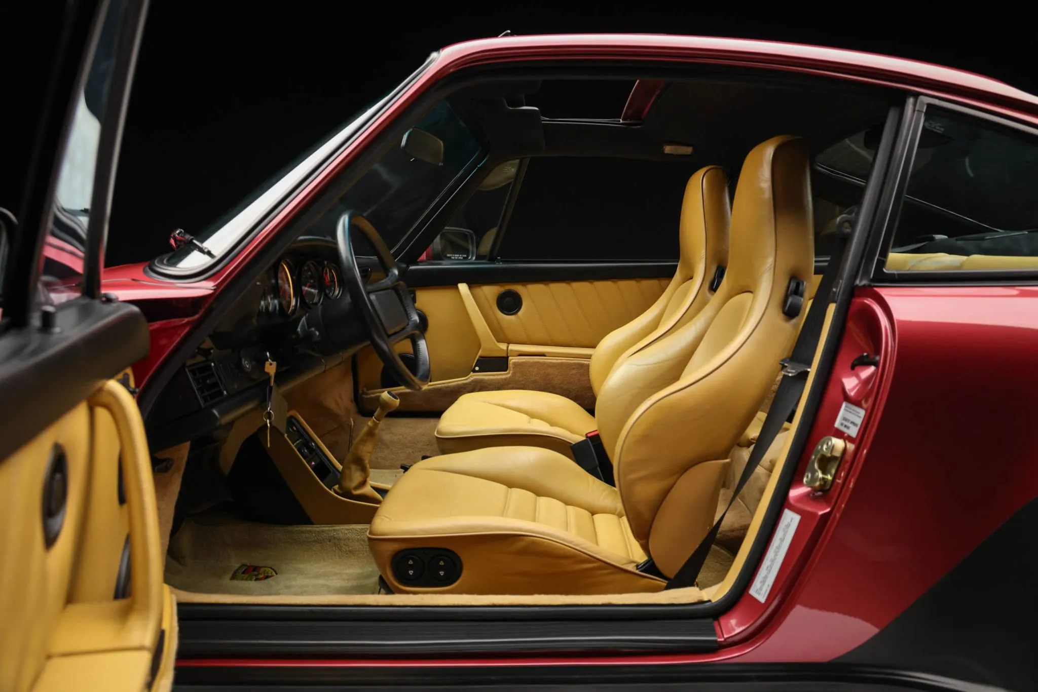 1989 Porsche 911 Turbo Coupe In Velvet Red Metallic