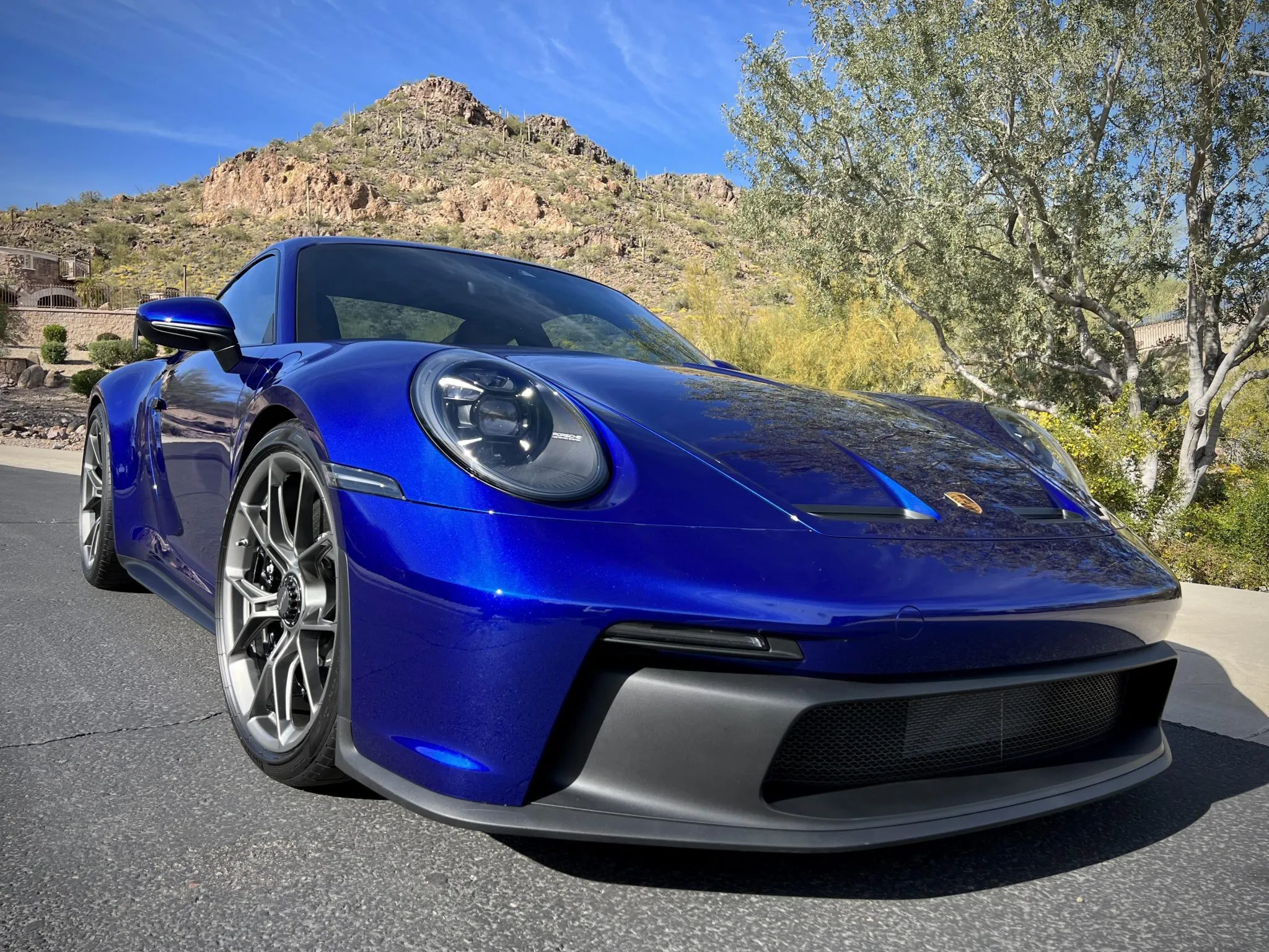2022 Porsche 911 GT3 in San Marino Blue