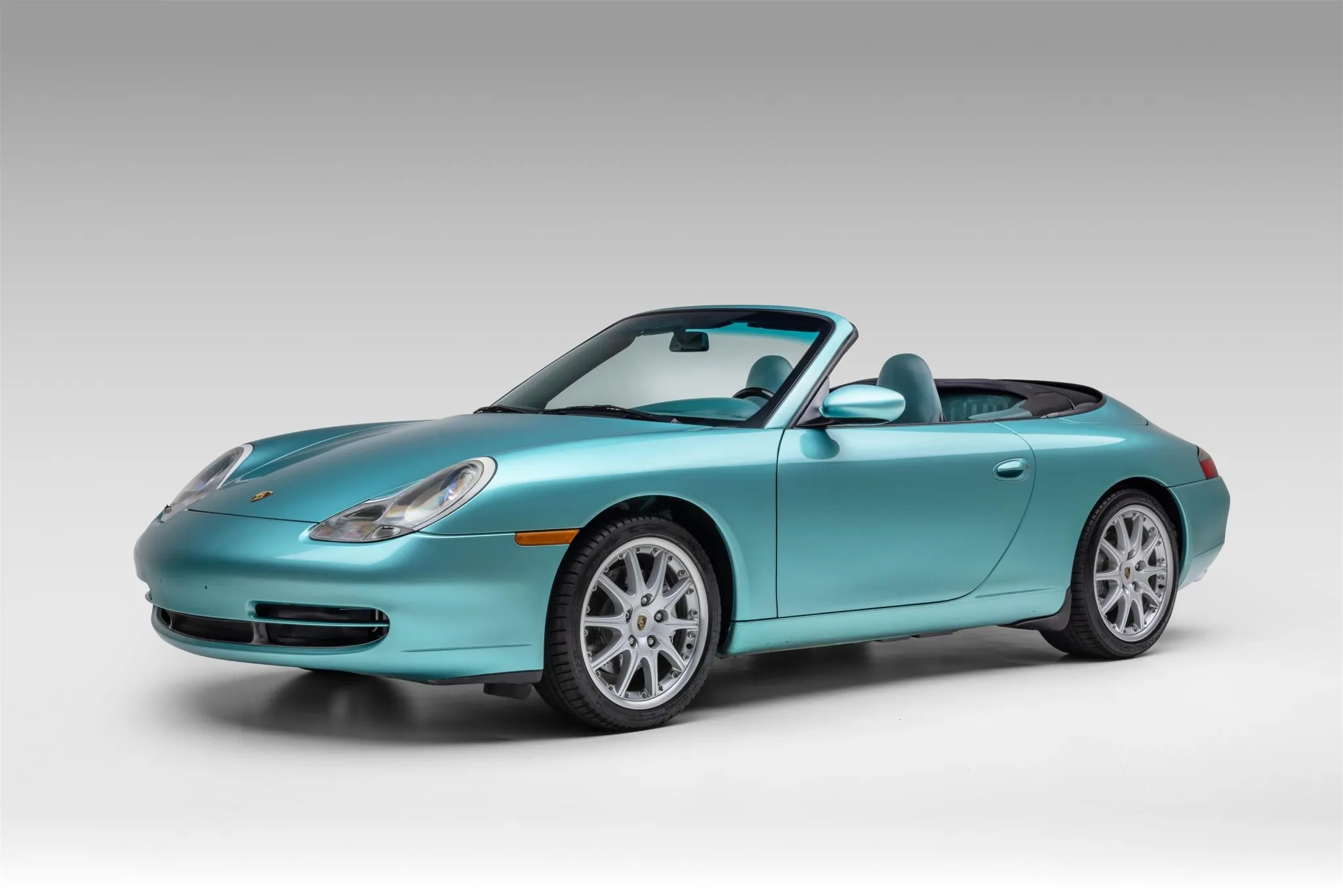 2000 Porsche 911 Carrera 4 Cabriolet in Ocean Jade Metallic