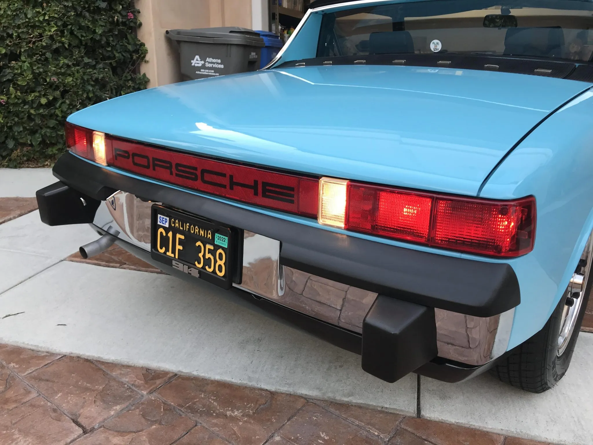 1974 Porsche 914 in Olympic Blue
