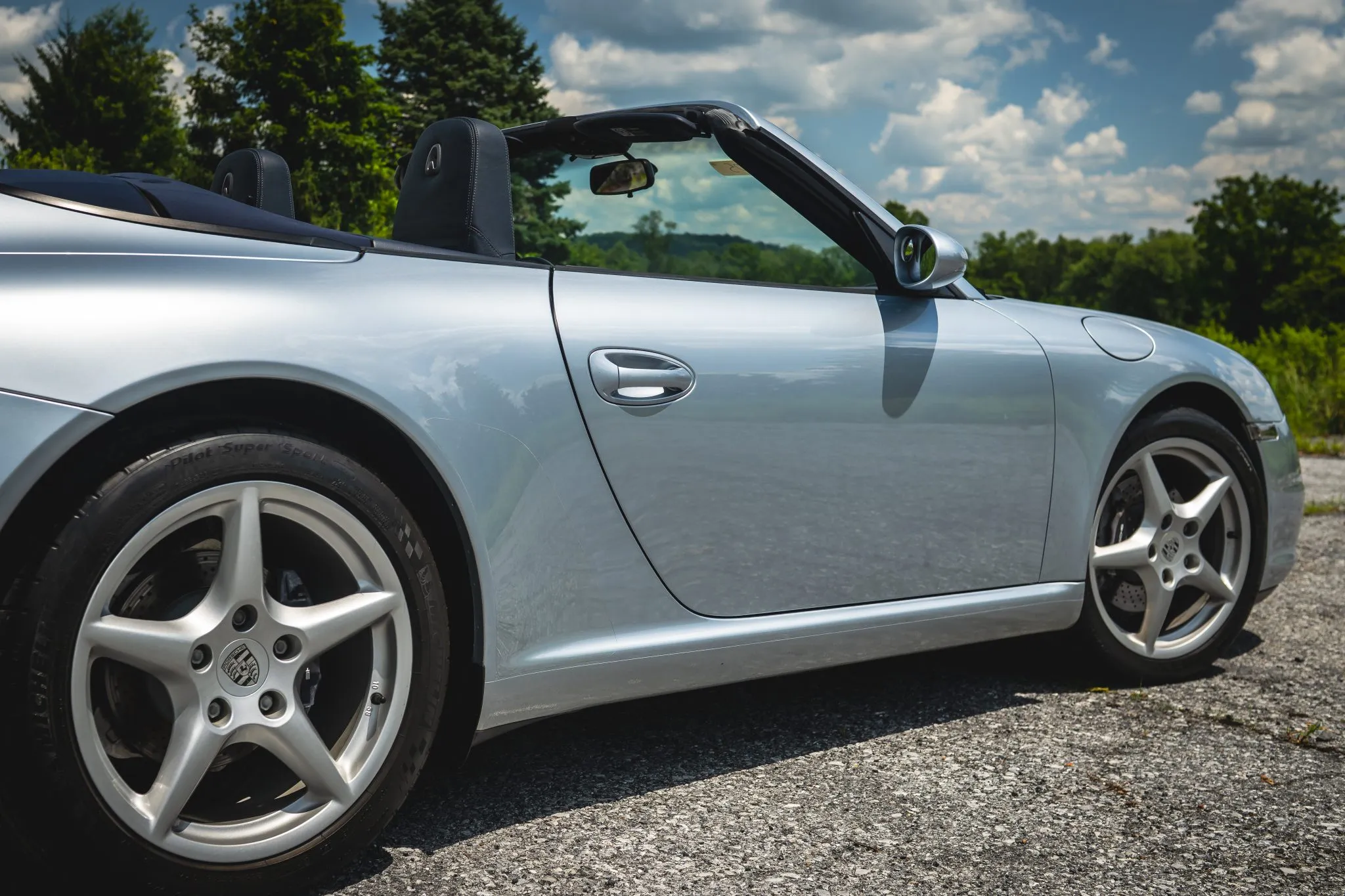 2005 Porsche 911 Carrera Cabriolet in Polar Silver Metallic