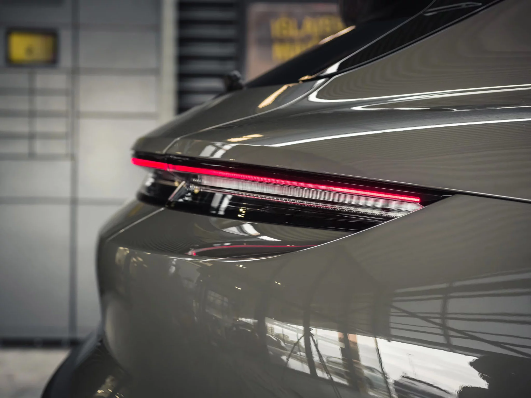 Porsche Taycan Sport Turismo in Alex Grey