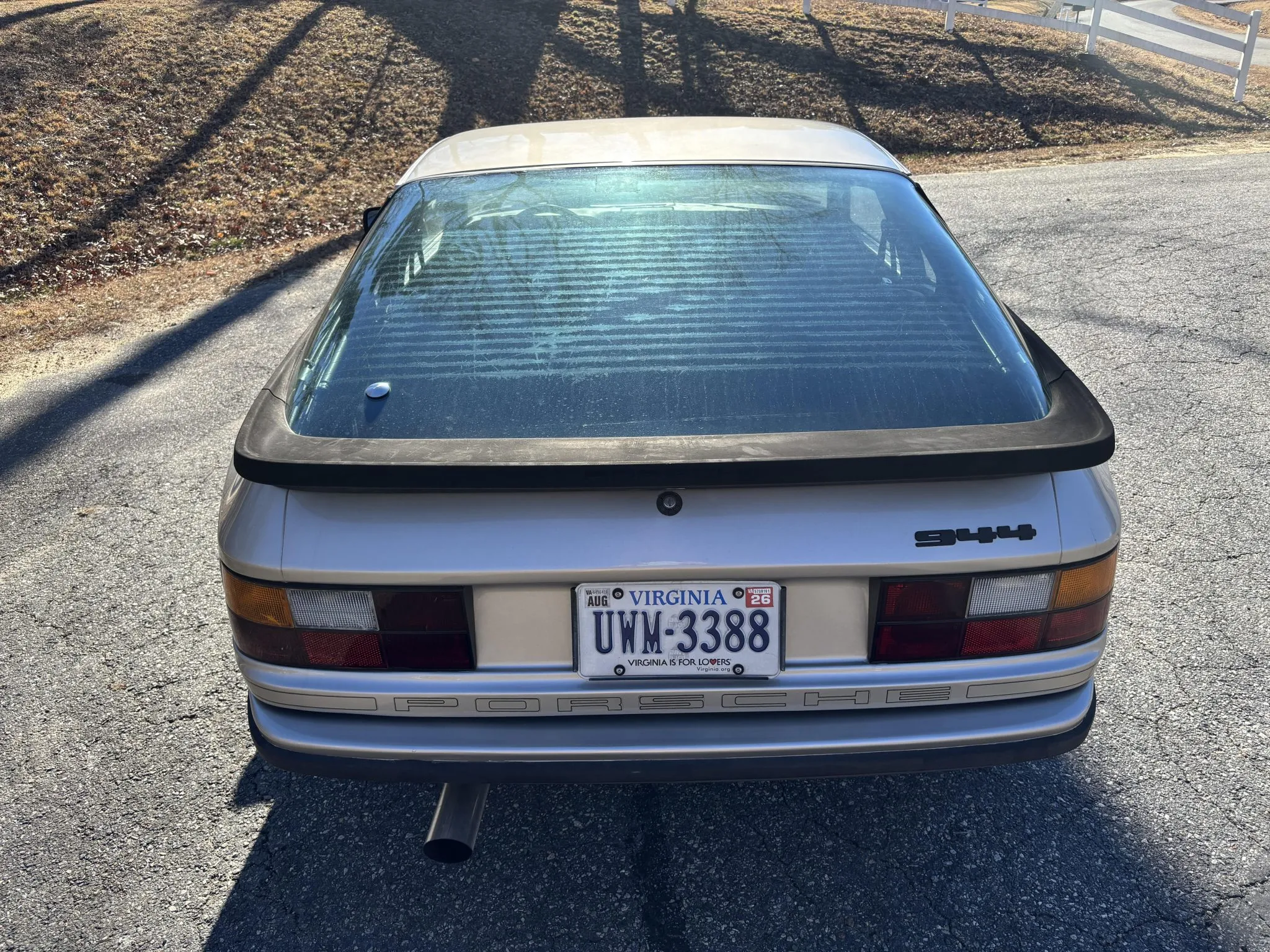 Euro 1984 Porsche 944 In Zermatt Silver Metallic