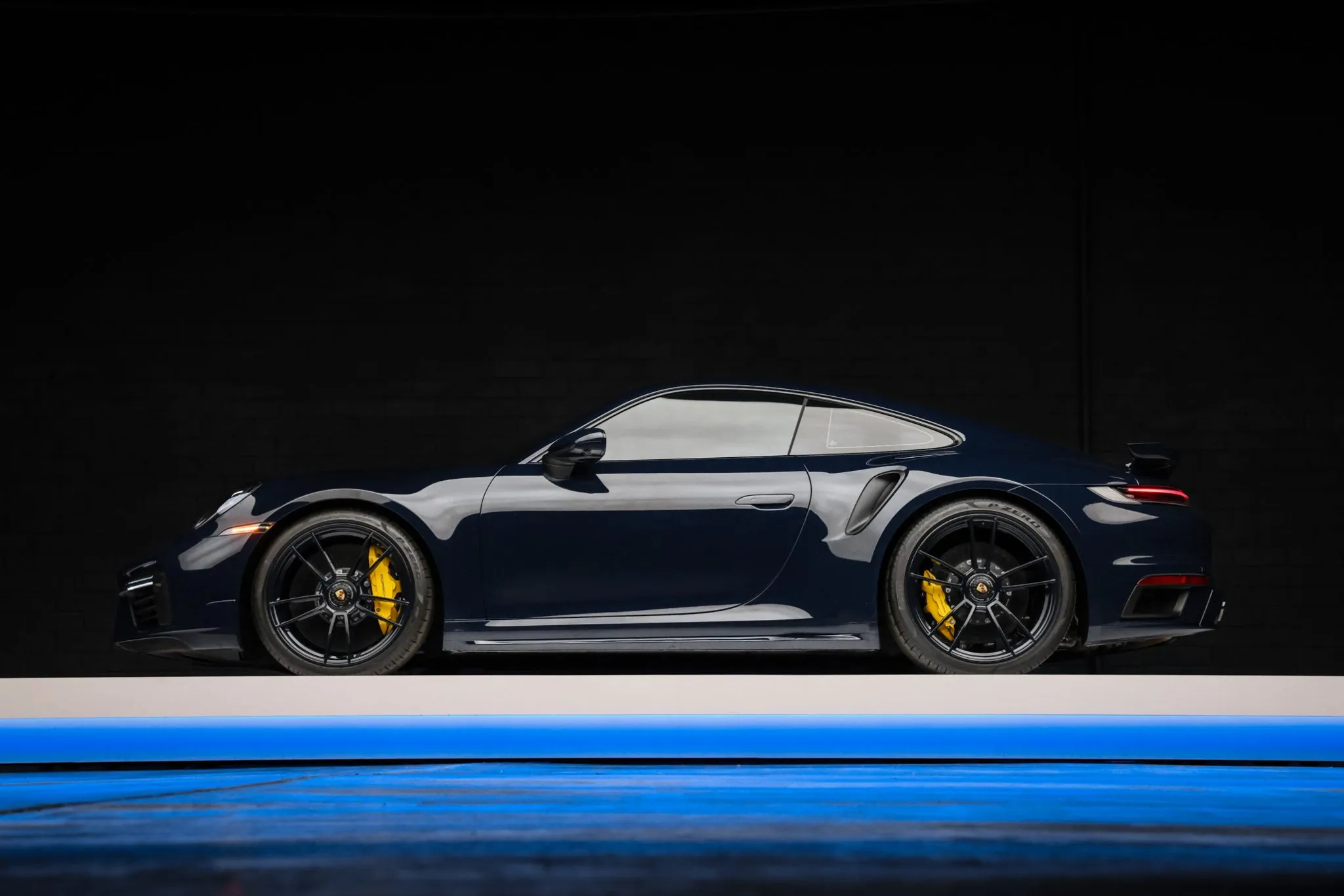 2022 Porsche 911 Turbo S Coupe in Dark Sea Blue