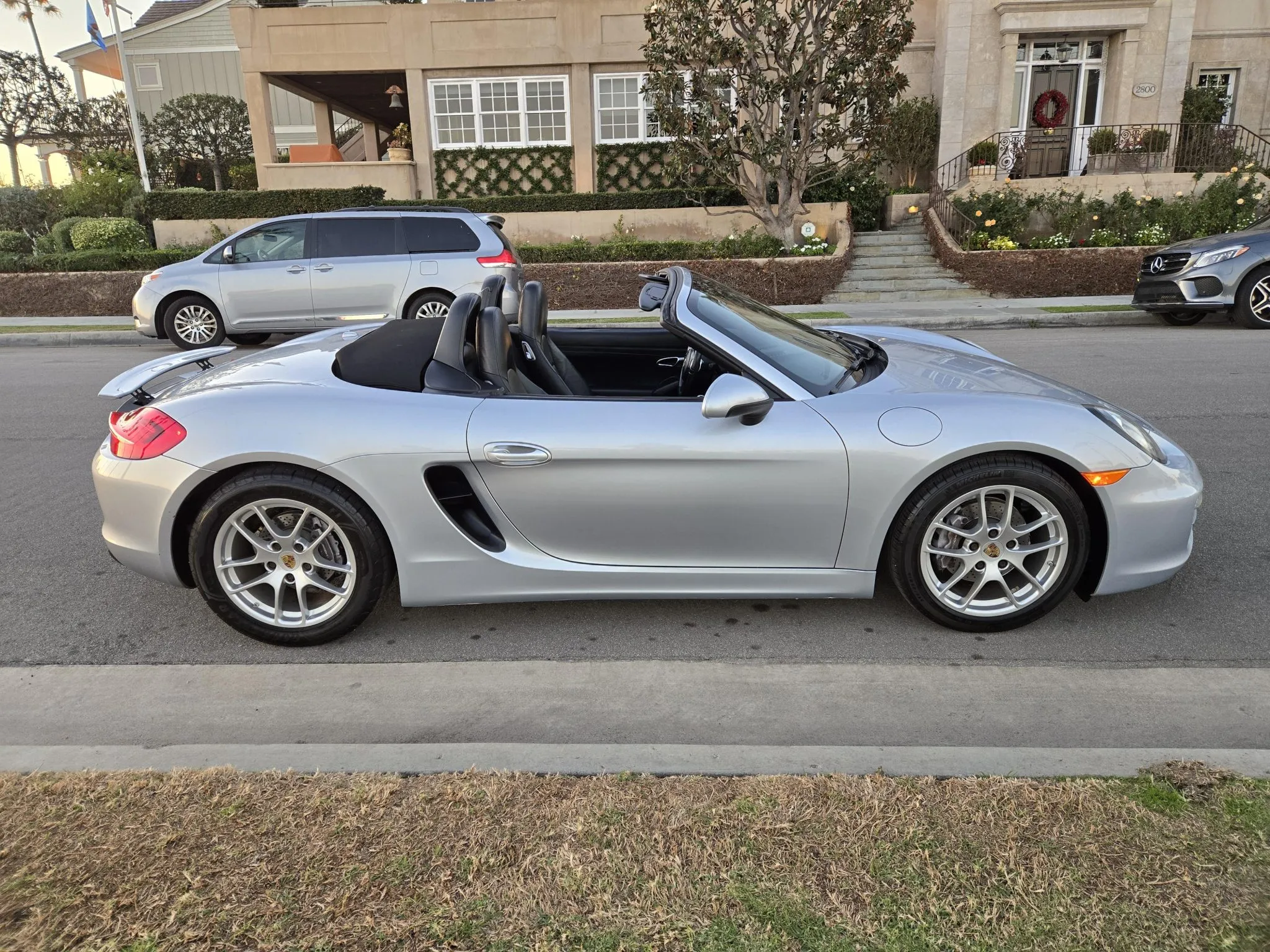 2014 Porsche Boxster in Rhodium Silver Metallic