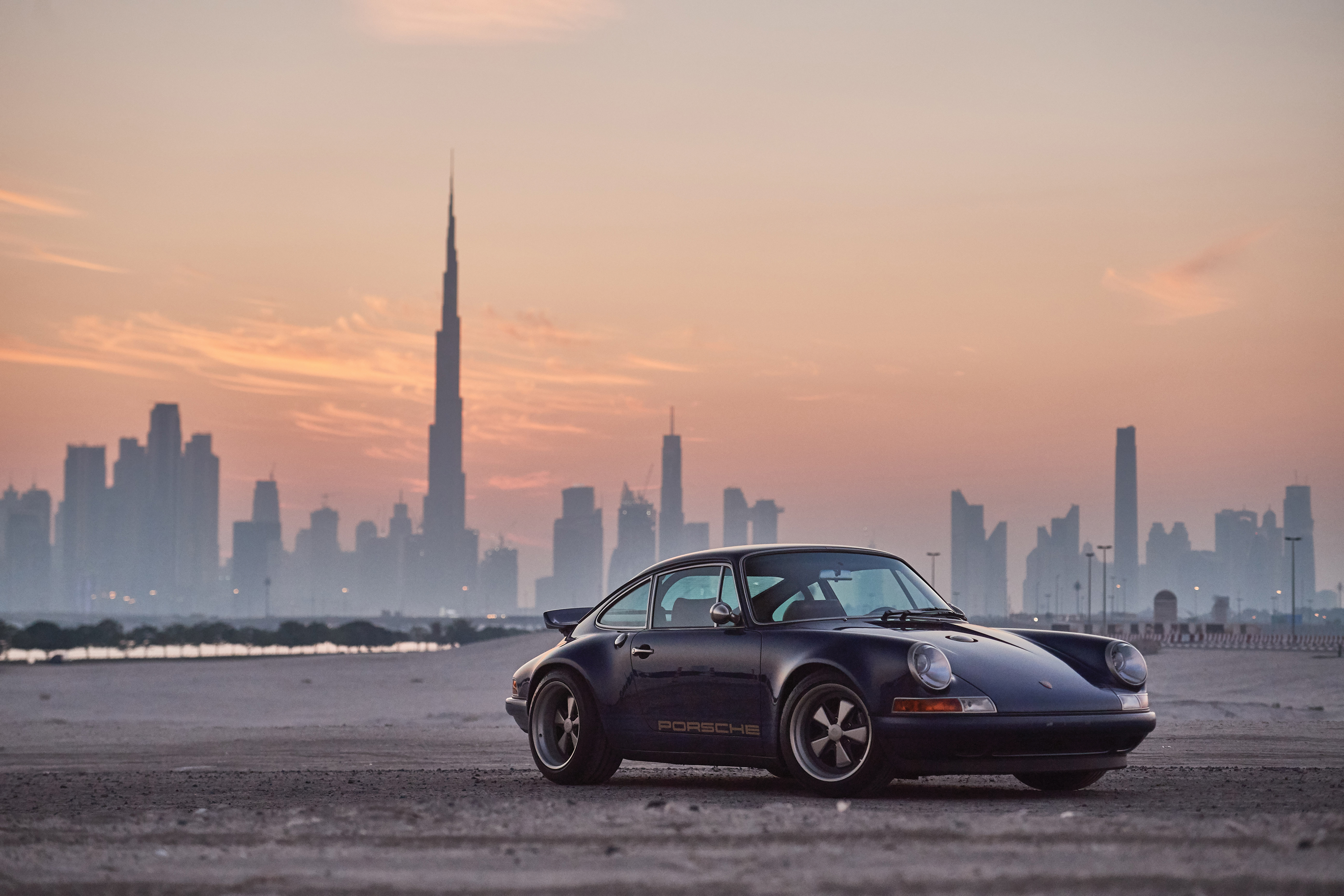 1993 Porsche 911 Carrera 2 Coupe by Singer in Midnight Blue Metallic