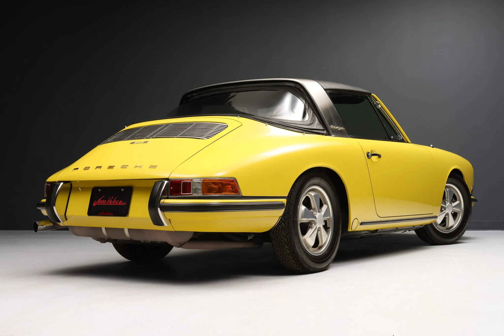 1967 Porsche 911S Soft-Window Targa in Lemon Yellow