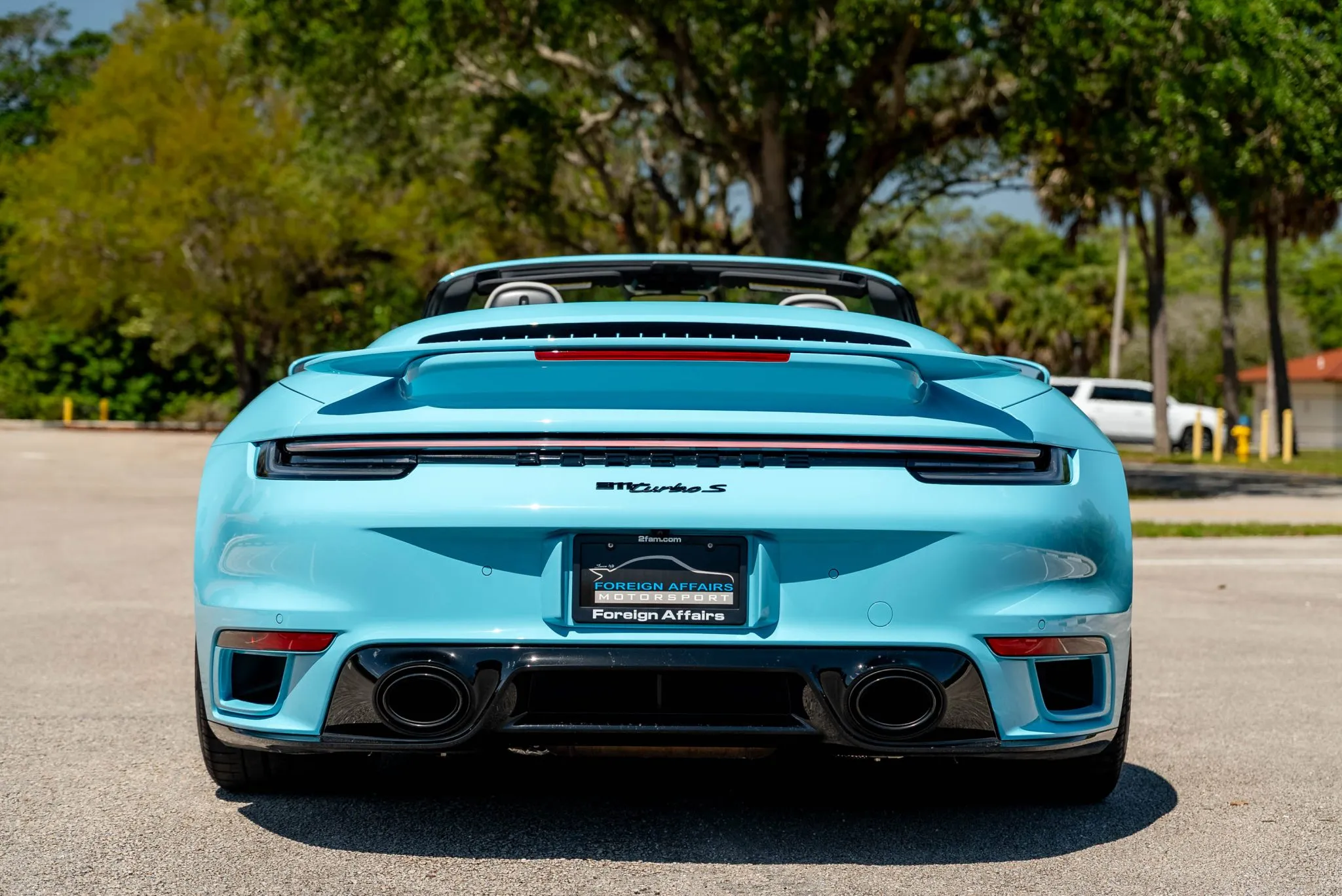 2024 Porsche 911 Turbo S Cabriolet in Olympic Blue