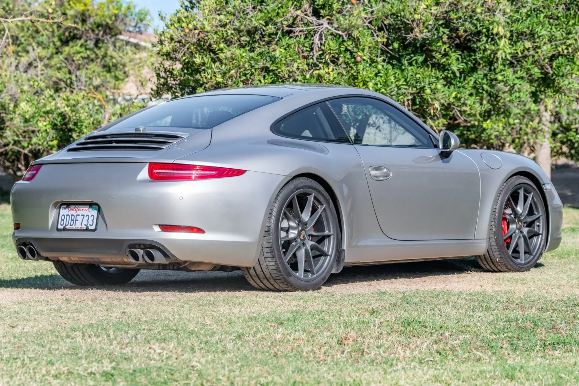 2012 Porsche 911 Carrera S Coupe in Platinum Silver Metallic