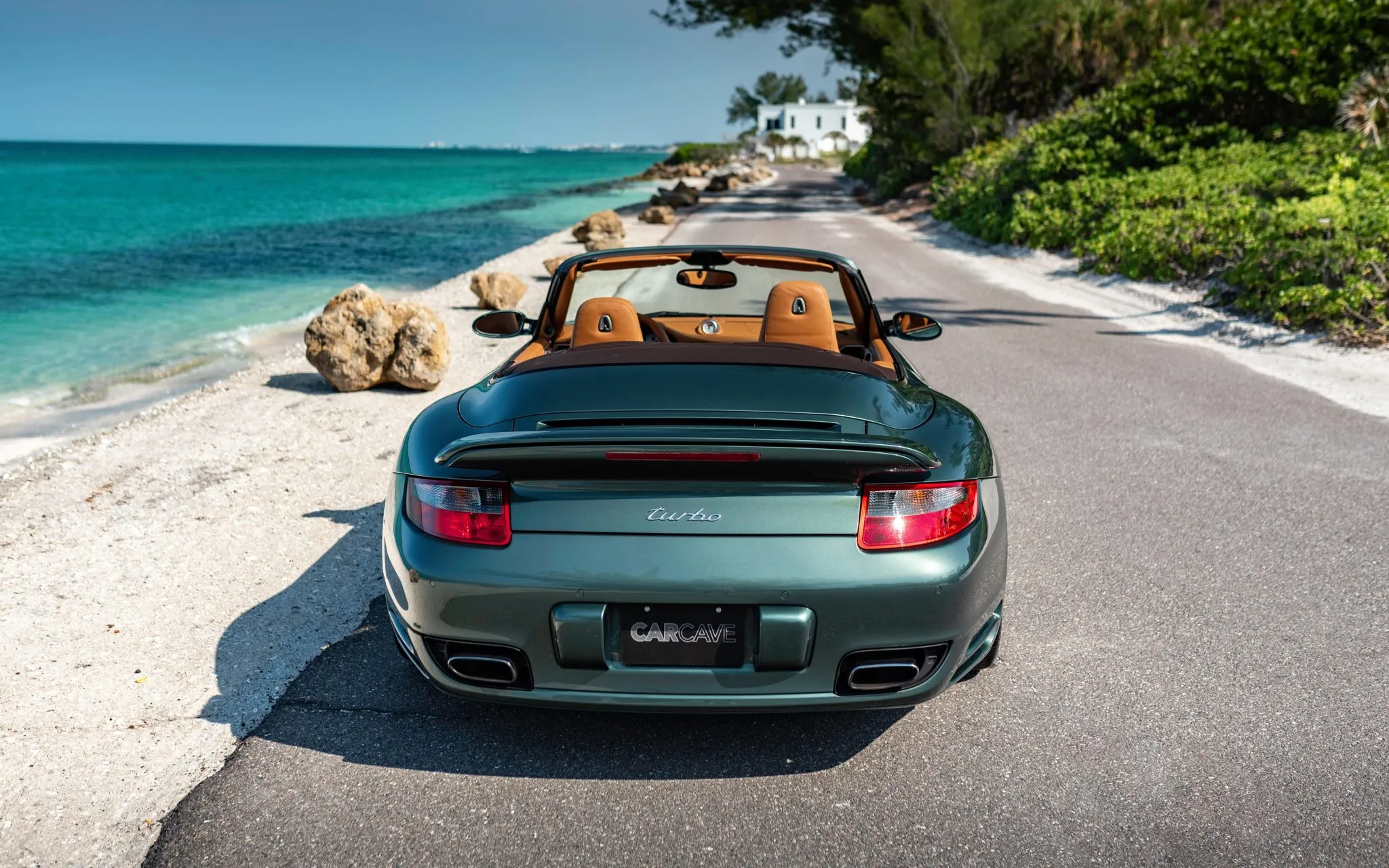 2008 Porsche 911 Turbo Cabriolet in Malachite Green Metallic