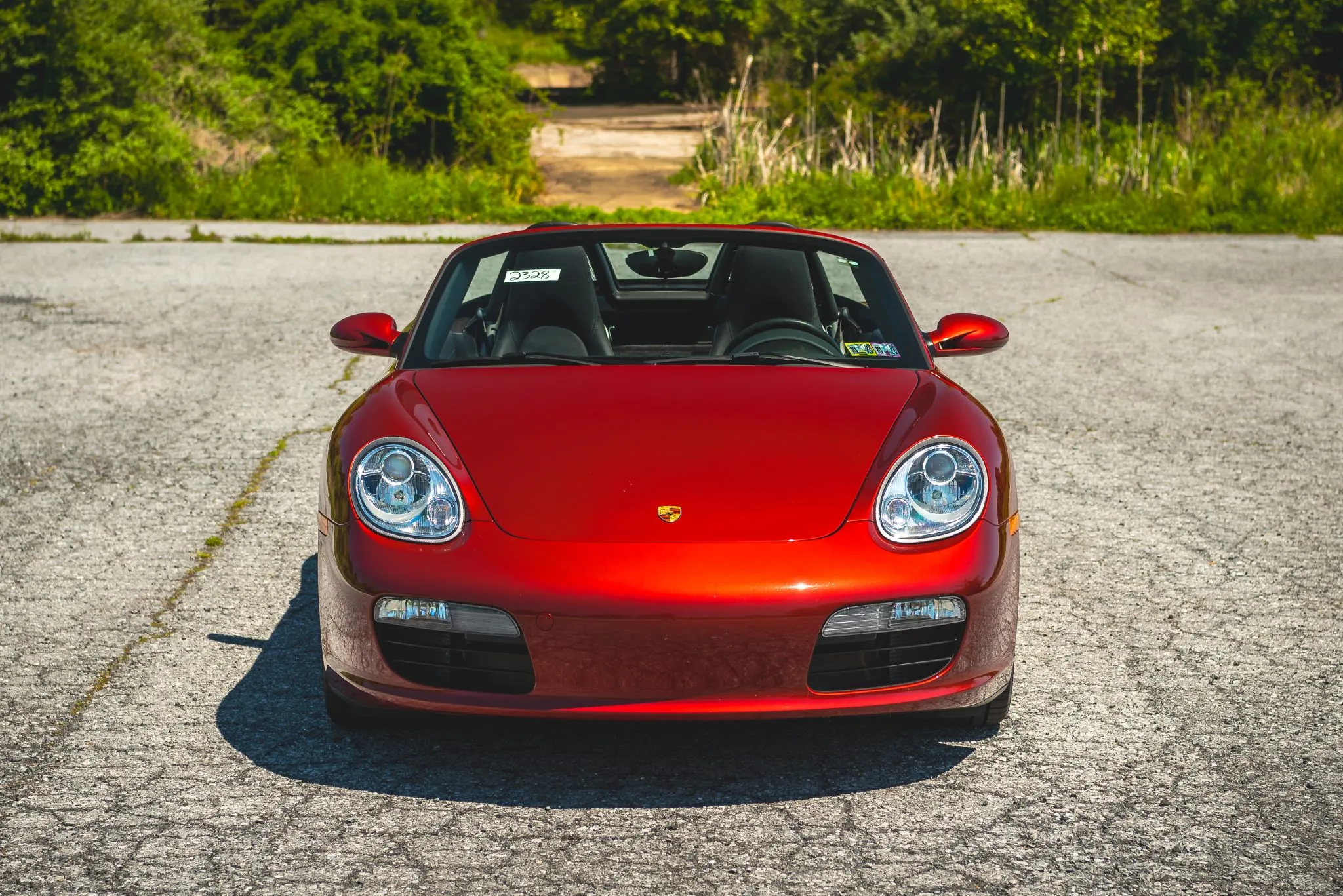 2008 Porsche Boxster in Ruby Red Metallic