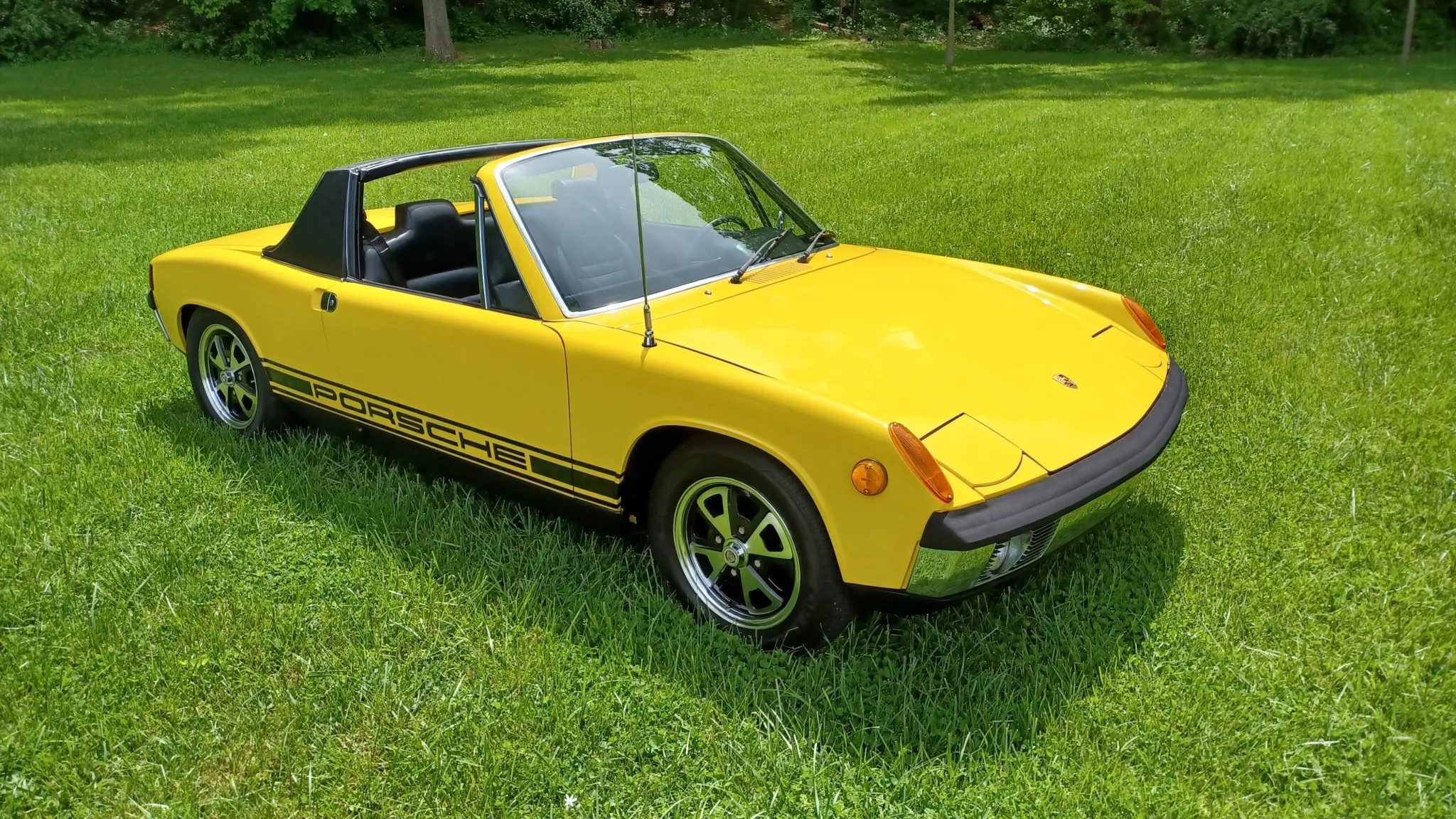 1971 Porsche 914 in Lemon Yellow