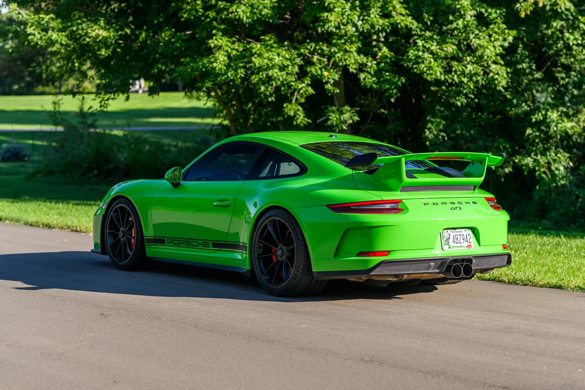 2018 Porsche 911 GT3 in Green Yellow