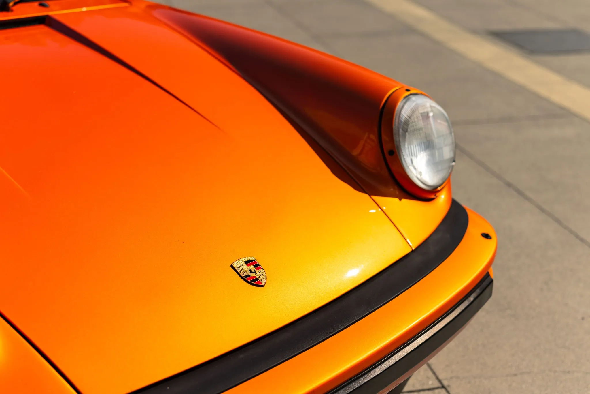 1987 Porsche 911 Turbo Coupe in Orange Pearl