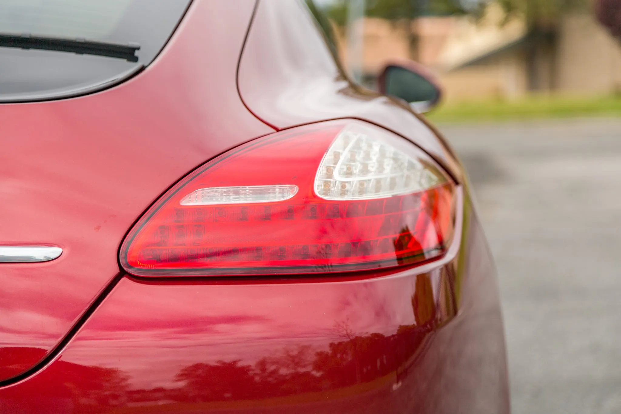 2011 Porsche Panamera Turbo in Ruby Red Metallic