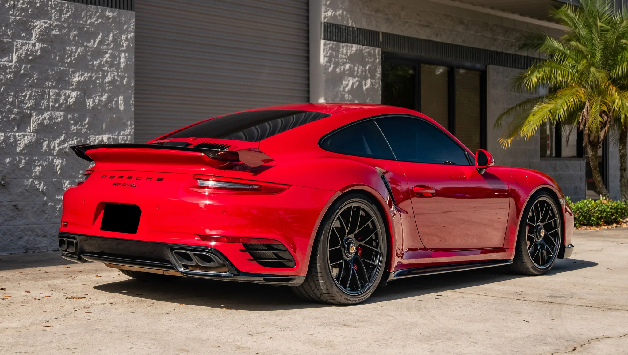 2017 Porsche 911 Turbo Coupe in Carmine Red