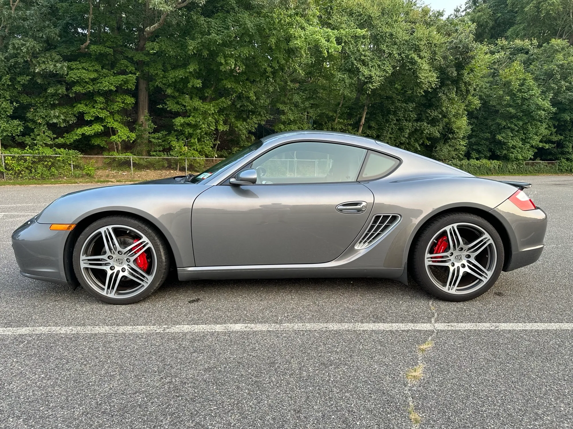 2007 Porsche Cayman S in Meteor Grey Metallic