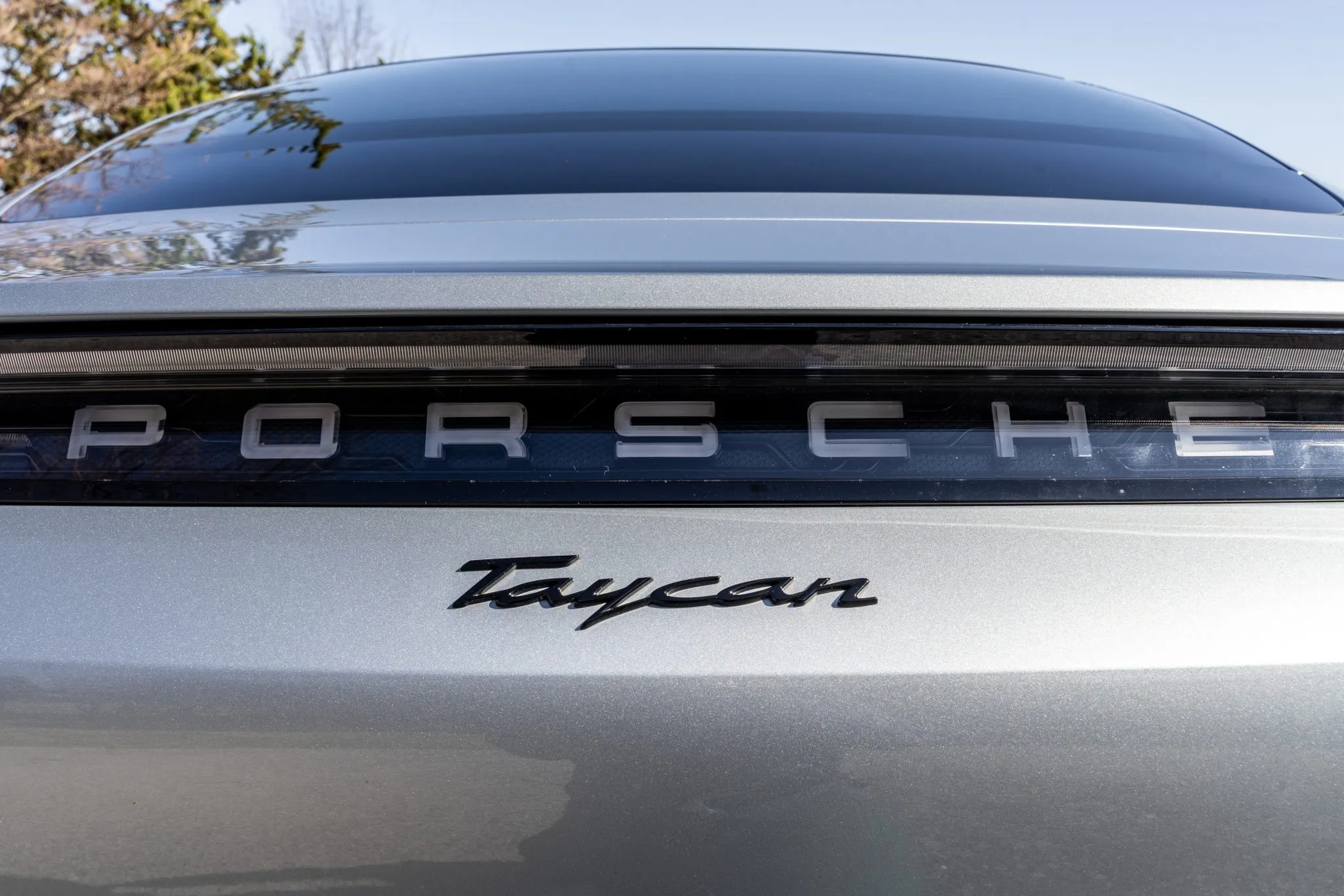 2023 Porsche Taycan in Dolomite Silver Metallic